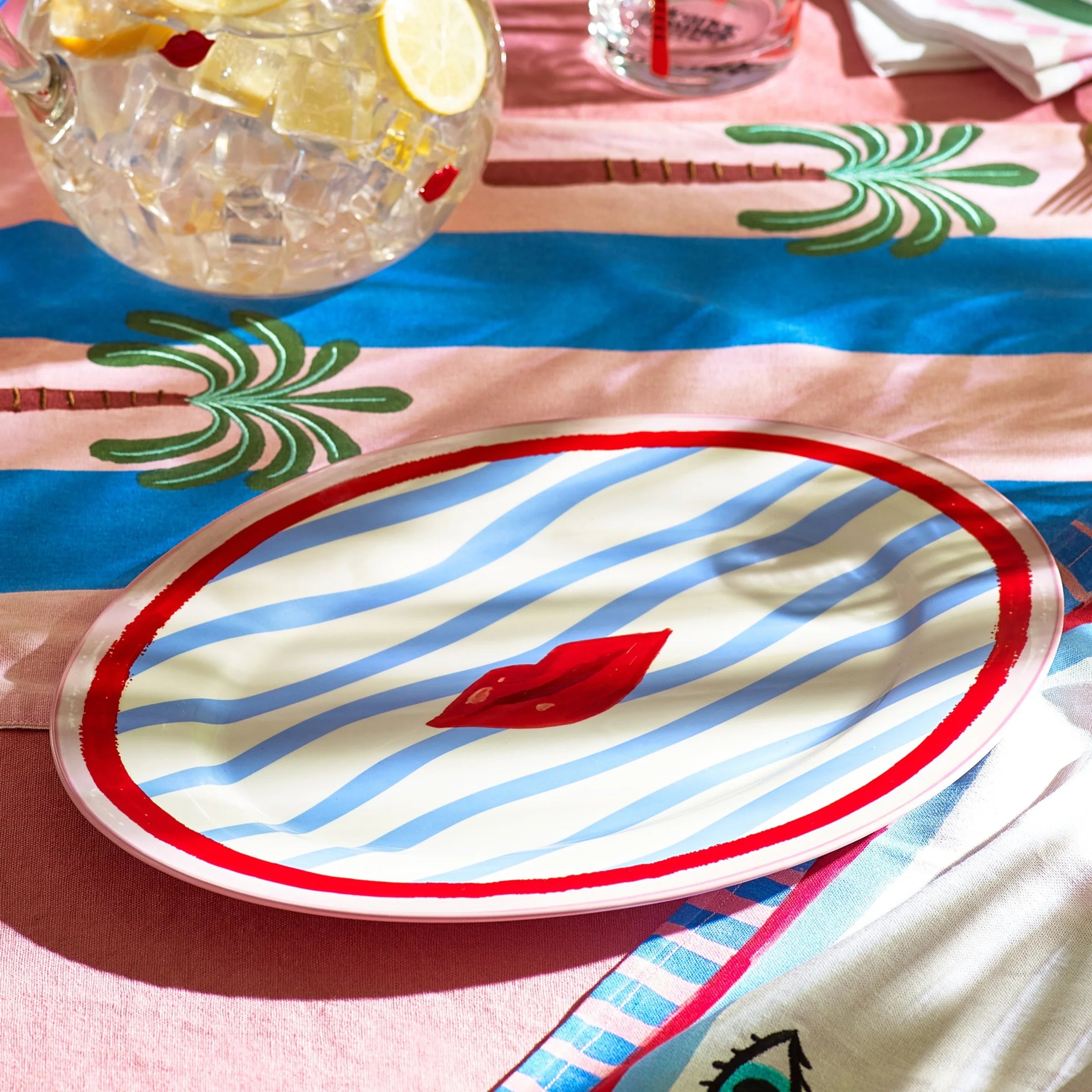 Eleanor Bowmer - Electric Coast Lips Serve Platter