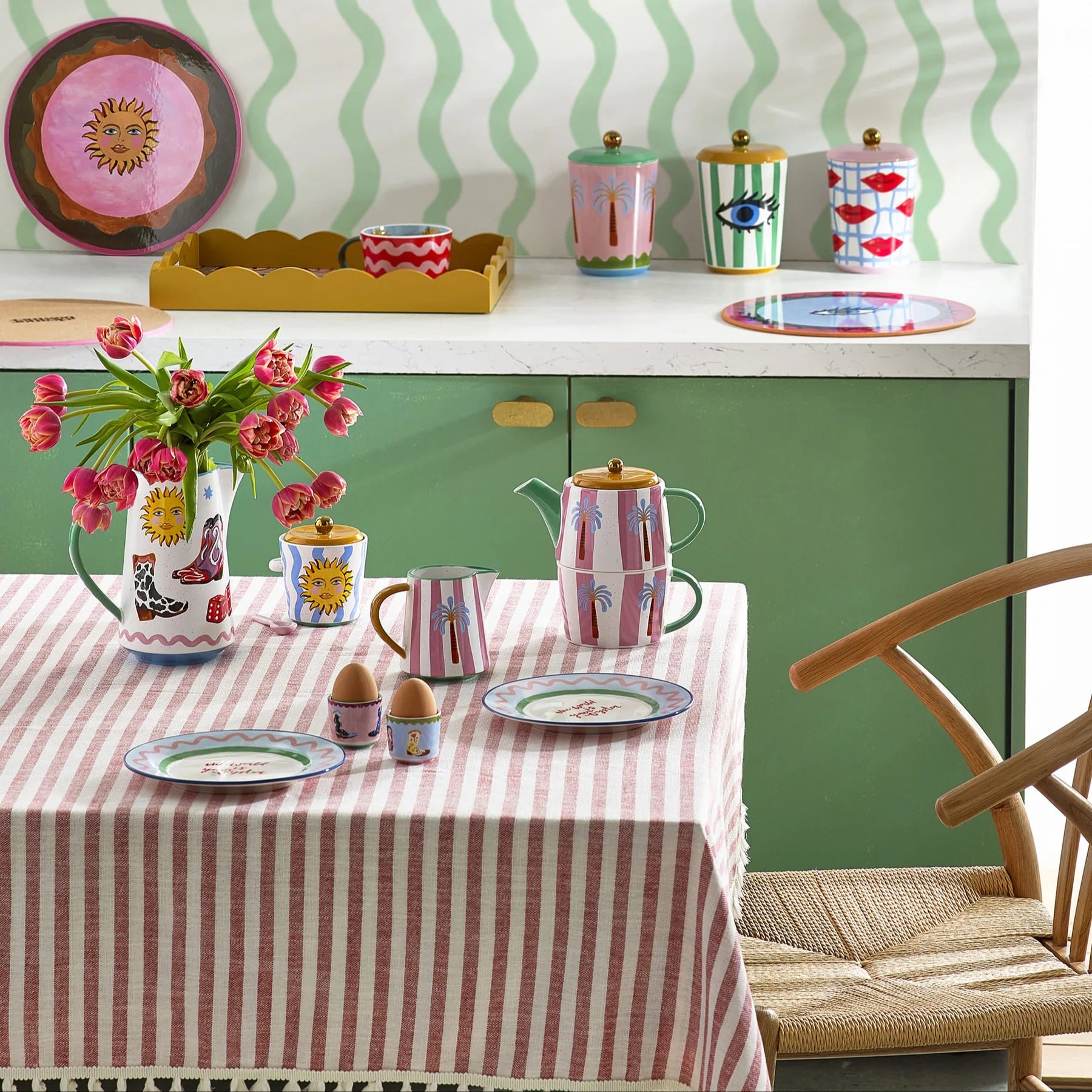 Eleanor Bowmer - Electric Coast Palm Milk Jug