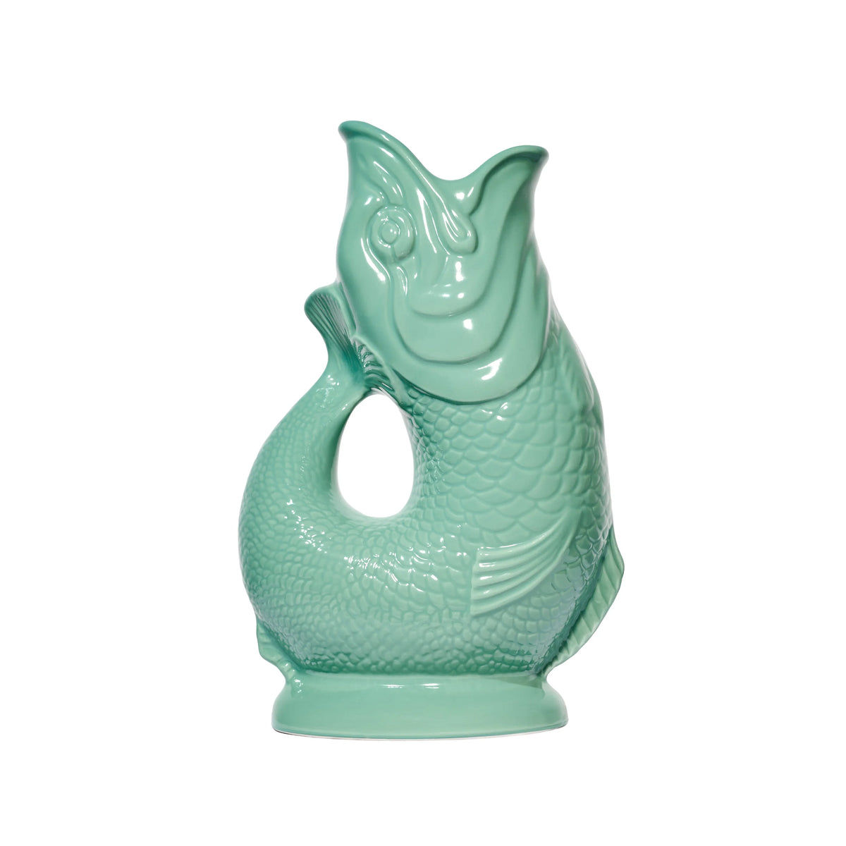 Sea Green Original Gluggle Jug Pitcher Vase