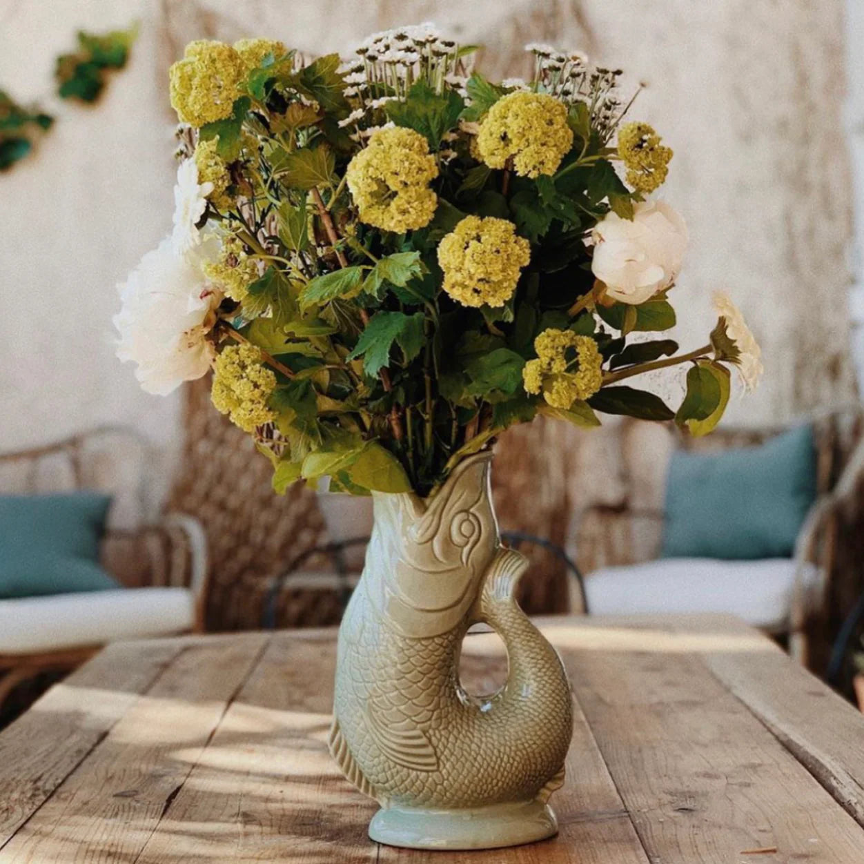 Sage Original Gluggle Jug Pitcher Vase