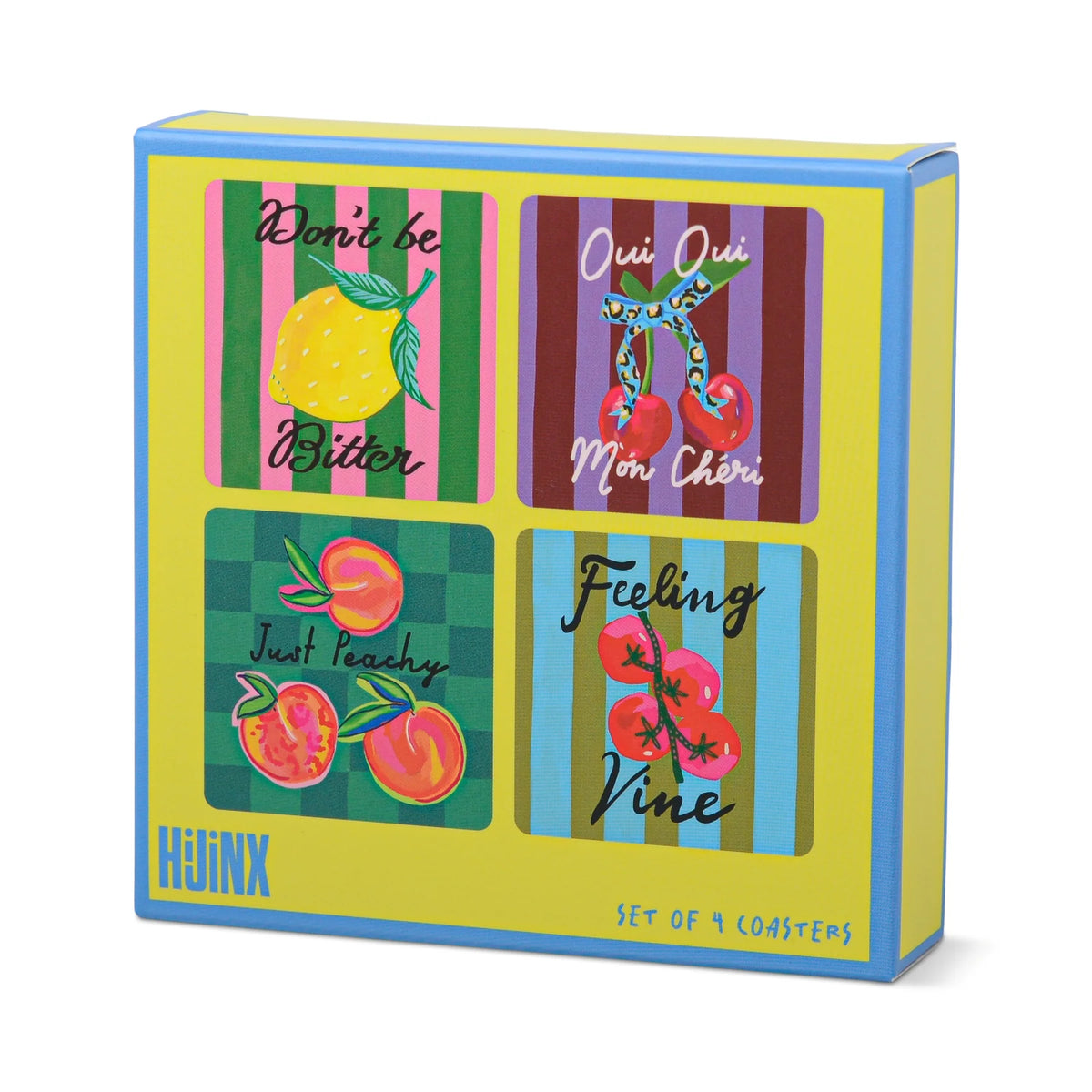 HiJinx ‘The Fruity’ Set of 4 Coasters