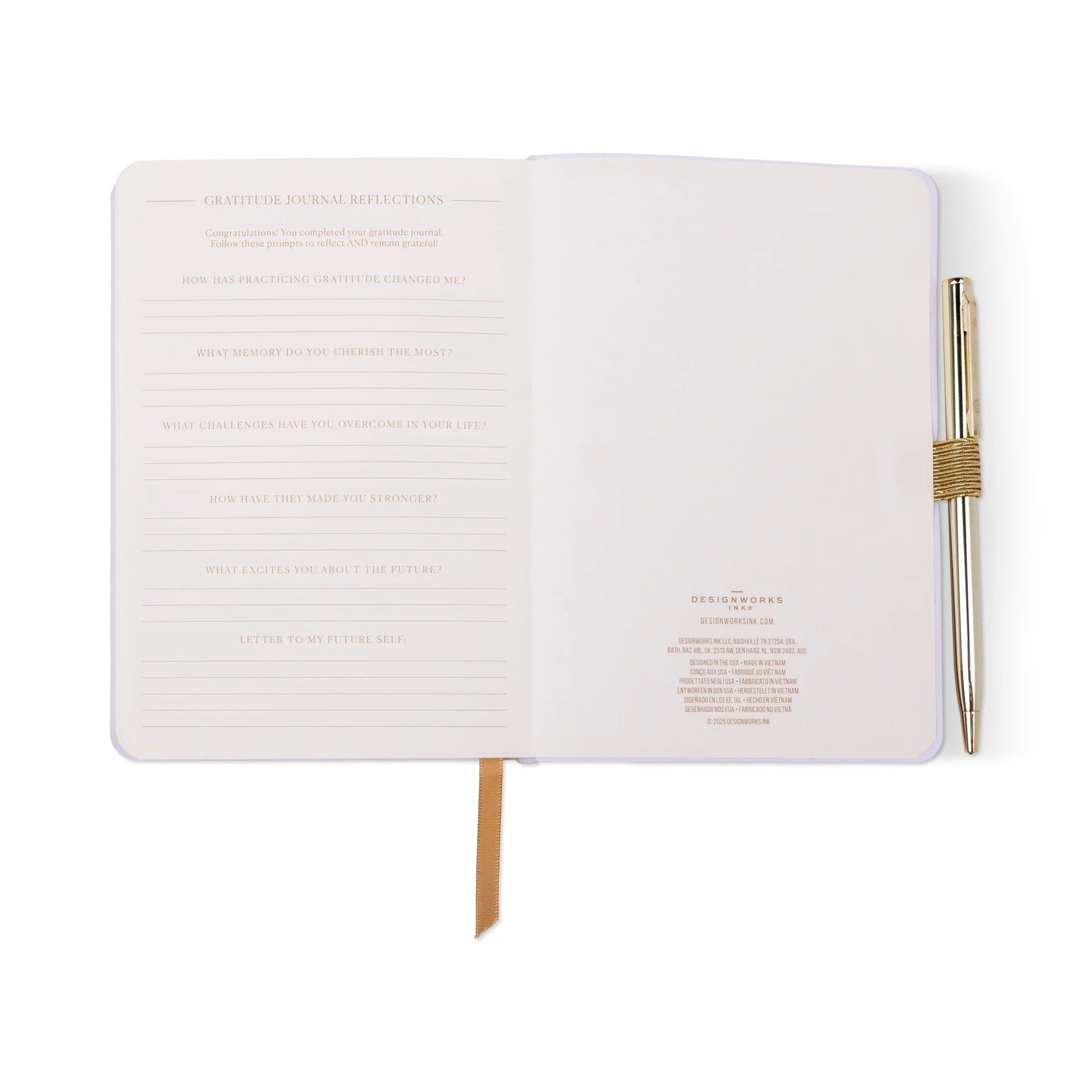 Designworks Ink Gratitude Journal with Pen - Dancing Ladies