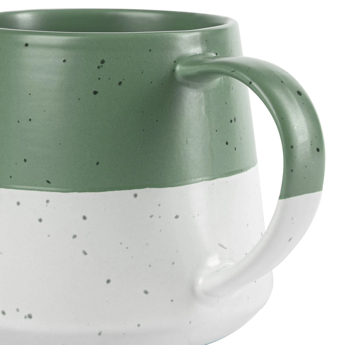 Sage Block Flecked Stoneware Belly Coffee Mug - 370ml (Copy)