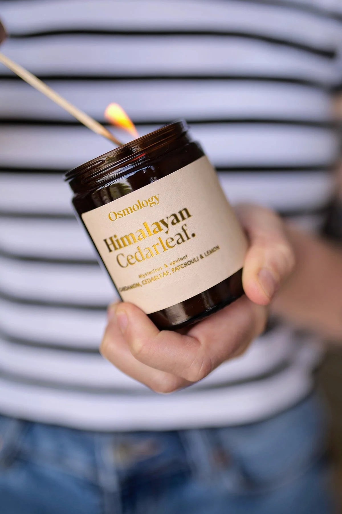 Himalayan Cedarleaf Scented Jar Candle by Osmology