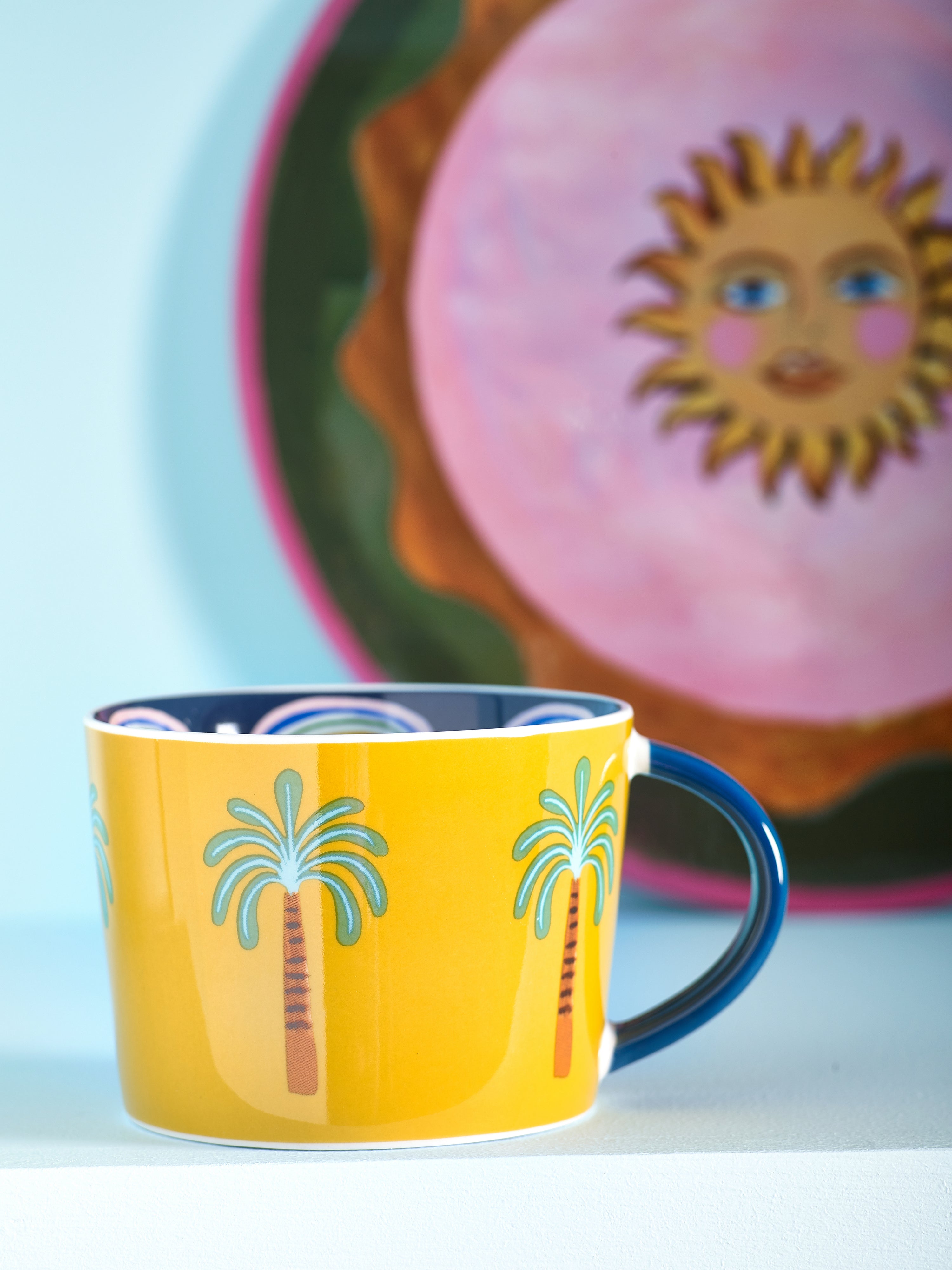 Eleanor Bowmer Electric Coast Palm Tree Mug