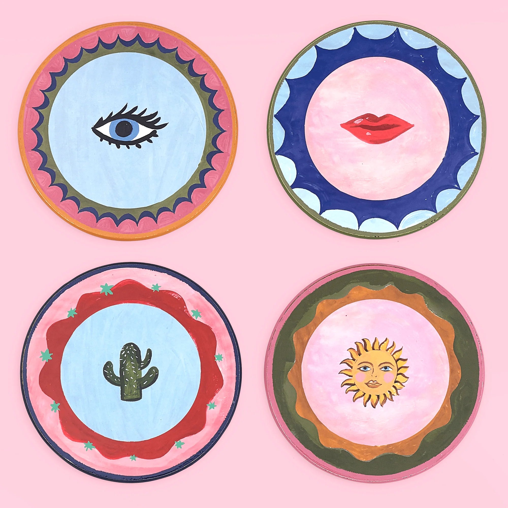 Electric Coast Icon Corked Placemats - Set of 4