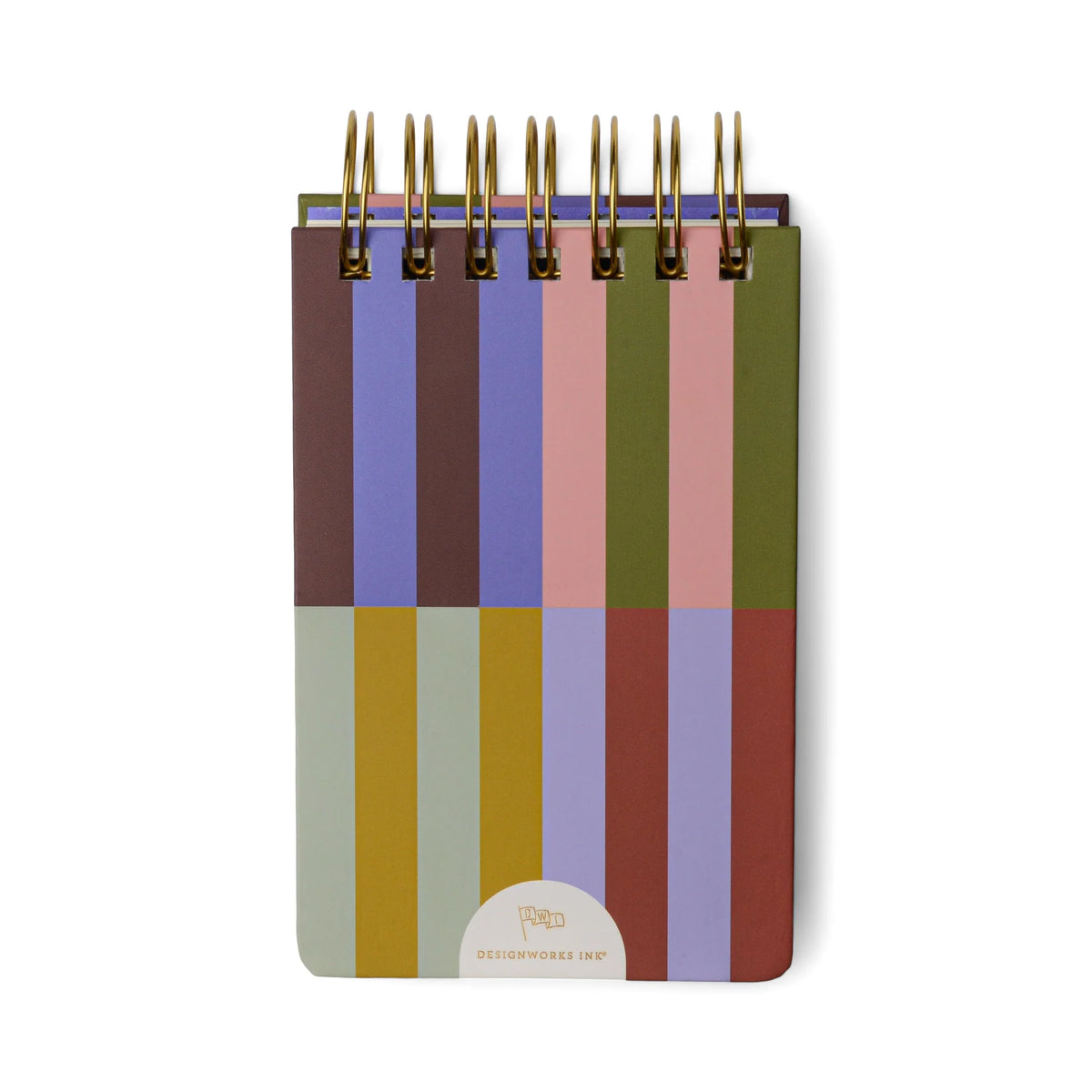 Designworks Ink Twin Wire Chunky Notepad - Bold Stripes