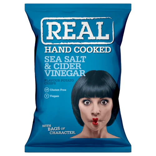 REAL HAND COOKED CRISPS - ASSORTED FLAVOURS
