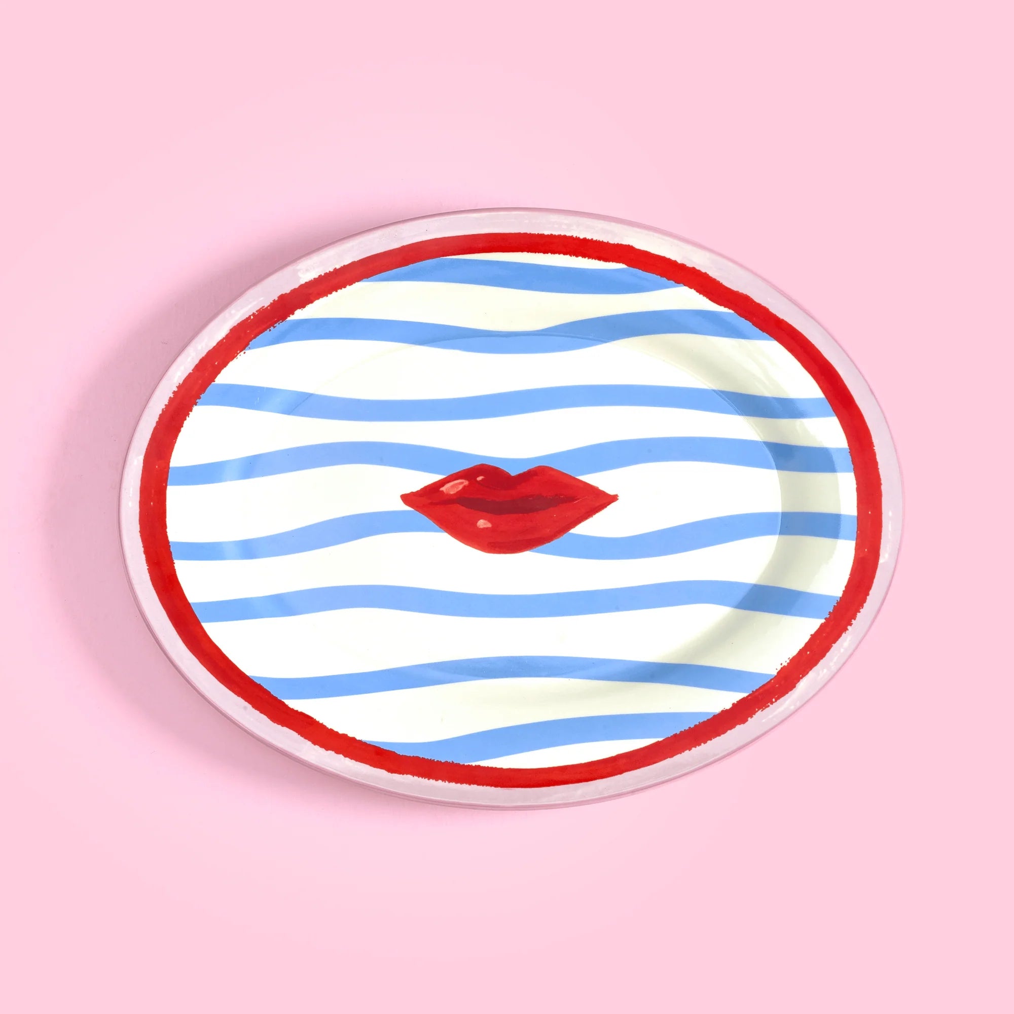 Eleanor Bowmer - Electric Coast Lips Serve Platter