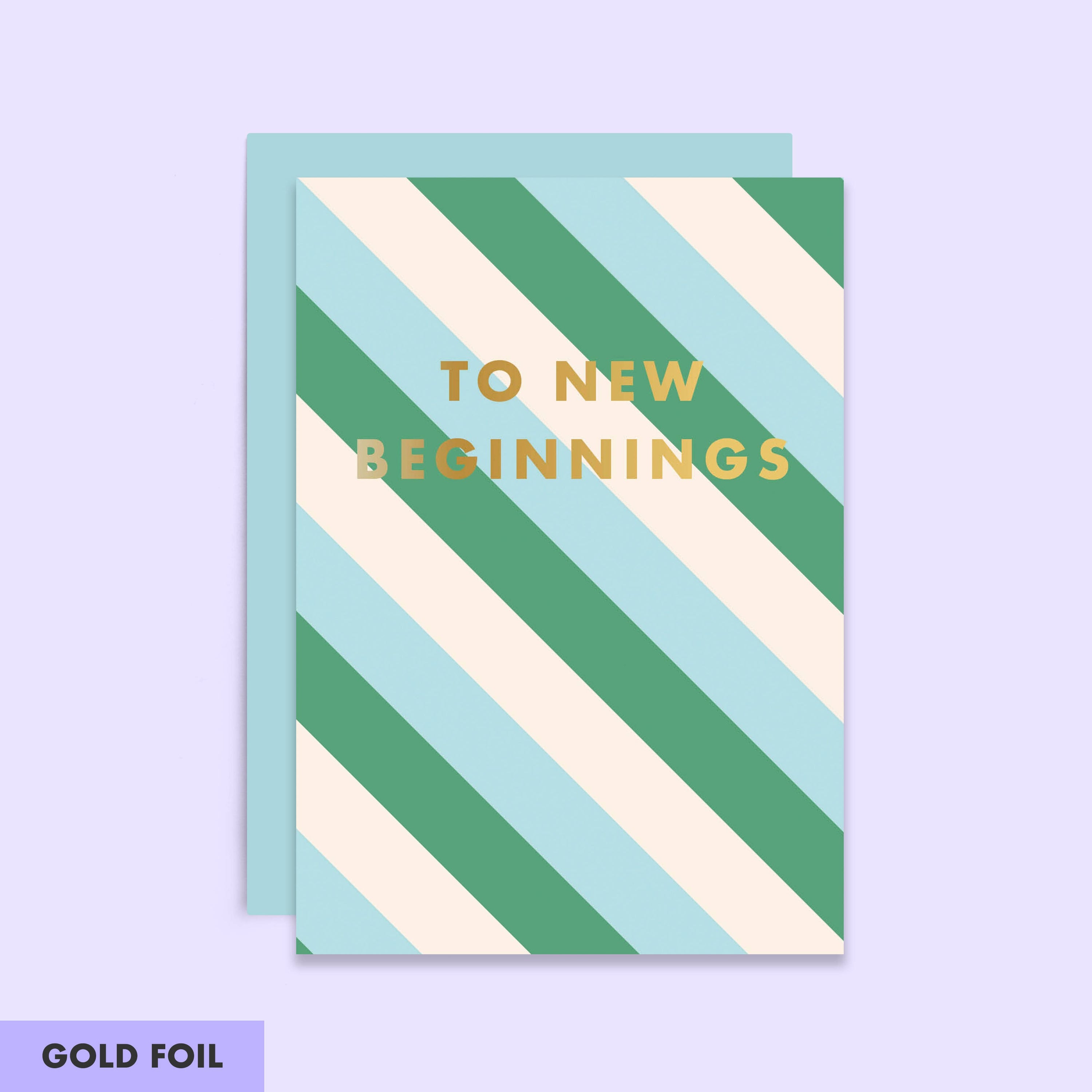 To New Beginnings Card | Congratulations | New Job|New Start