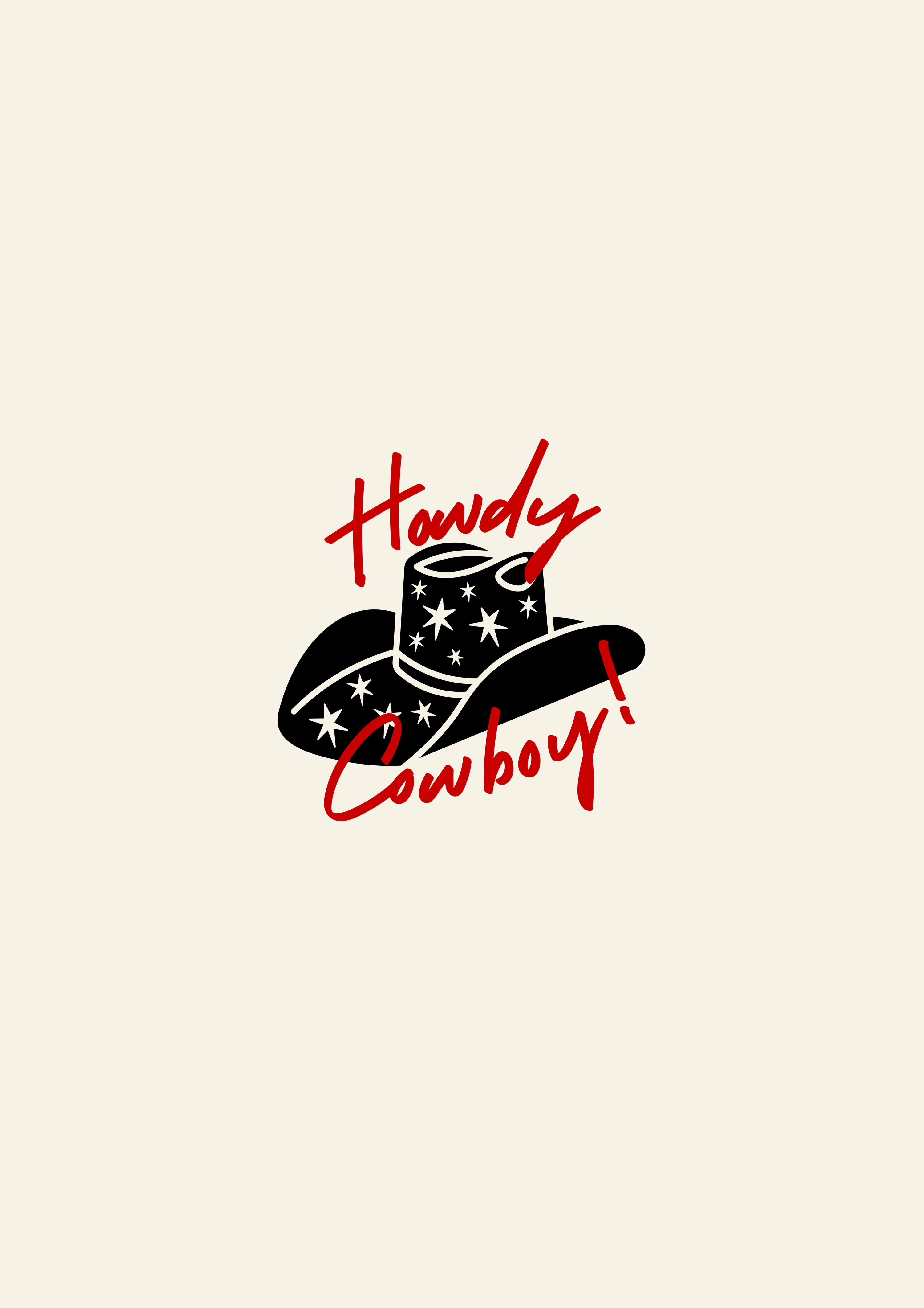 Howdy Cowboy! print