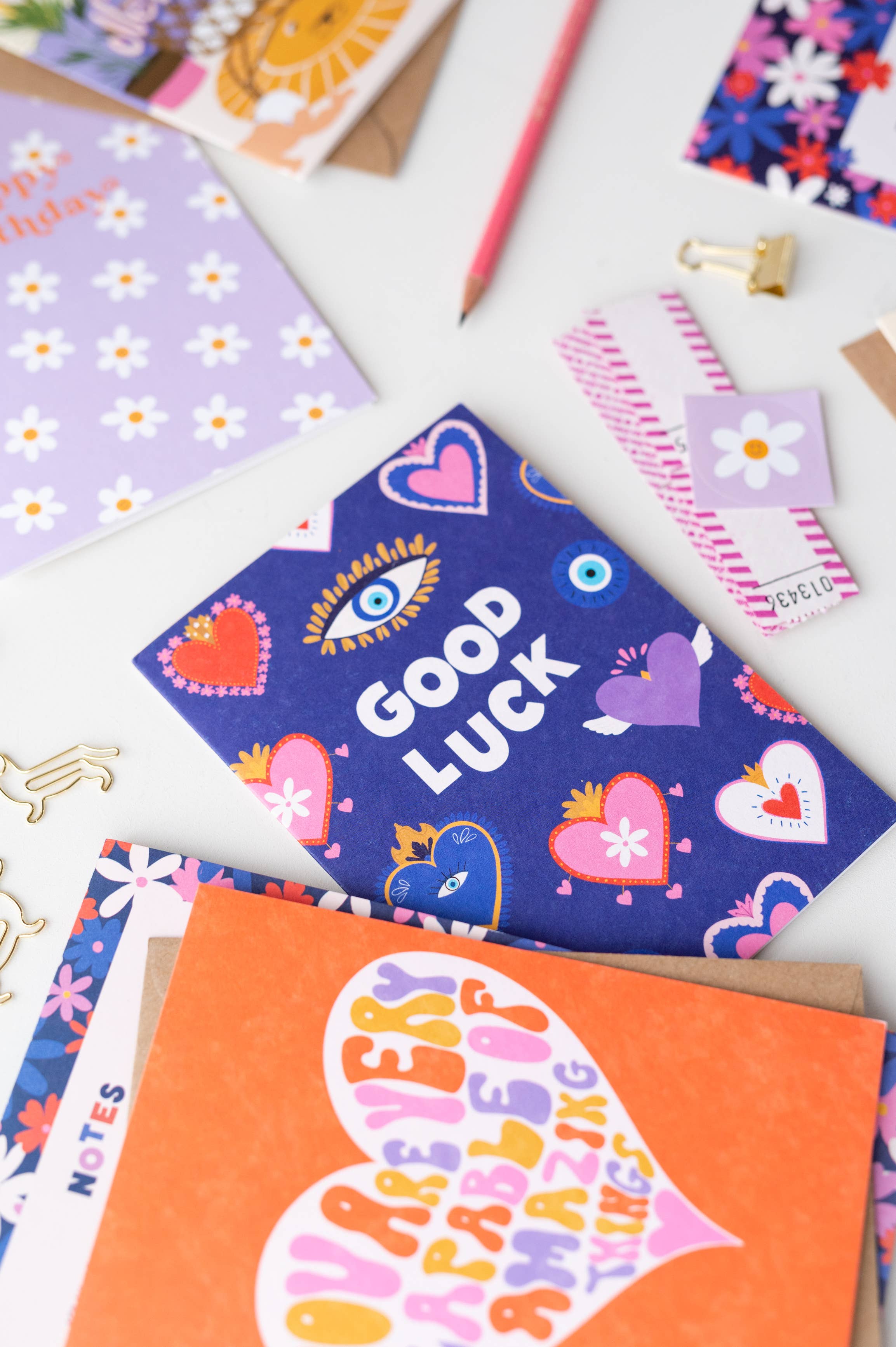 Milagros Charms Good Luck Card | Good Luck Charm Card