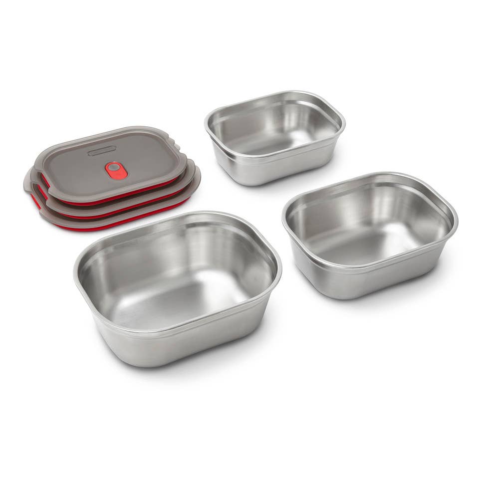Lunch Box - Microwave-Safe Leak Proof Stainless Steel Set