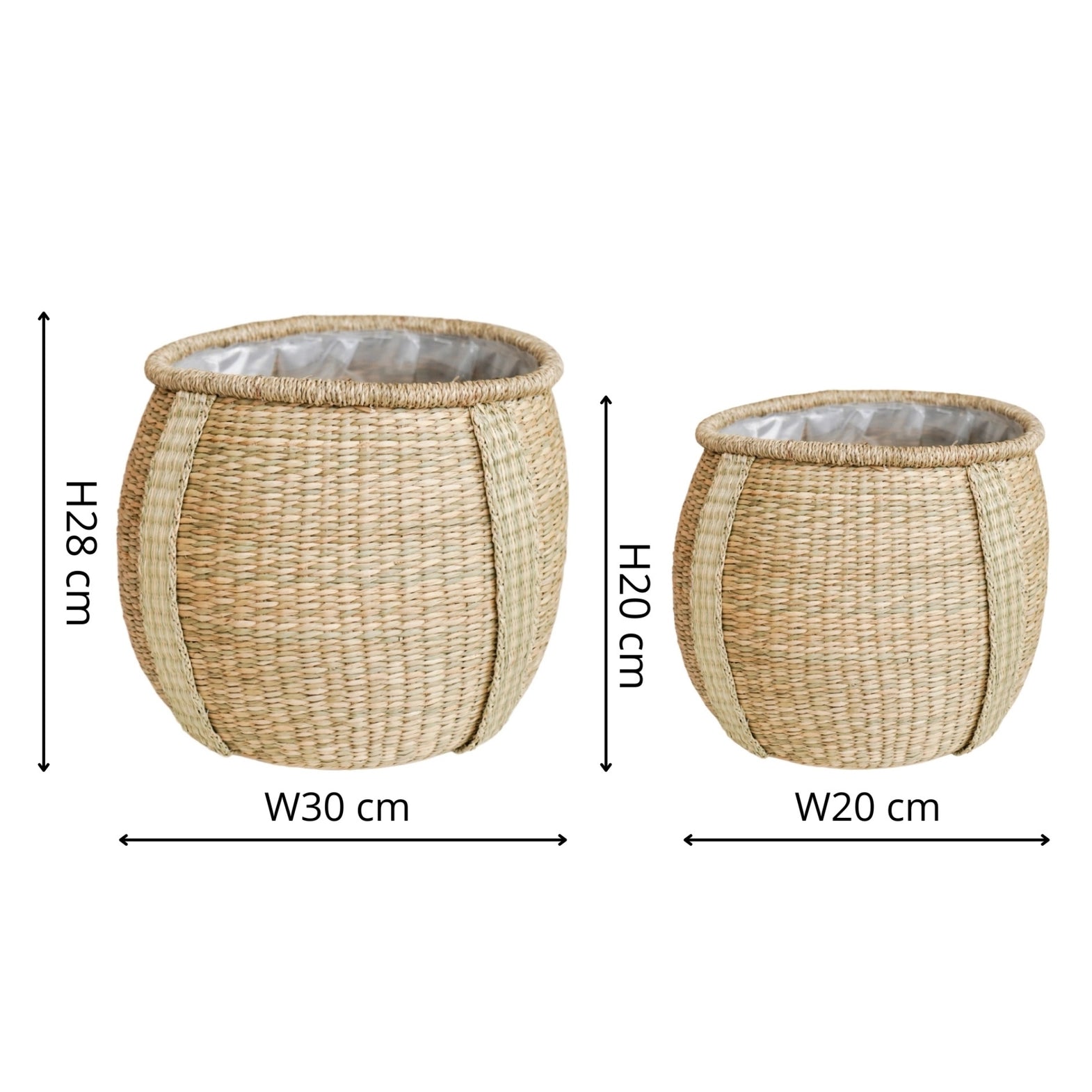 Pando Seagrass Basket Natural