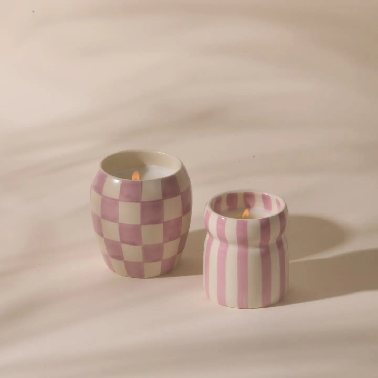 Paddywax Cabana Lavender Ceramic Candle - Grecian Sand