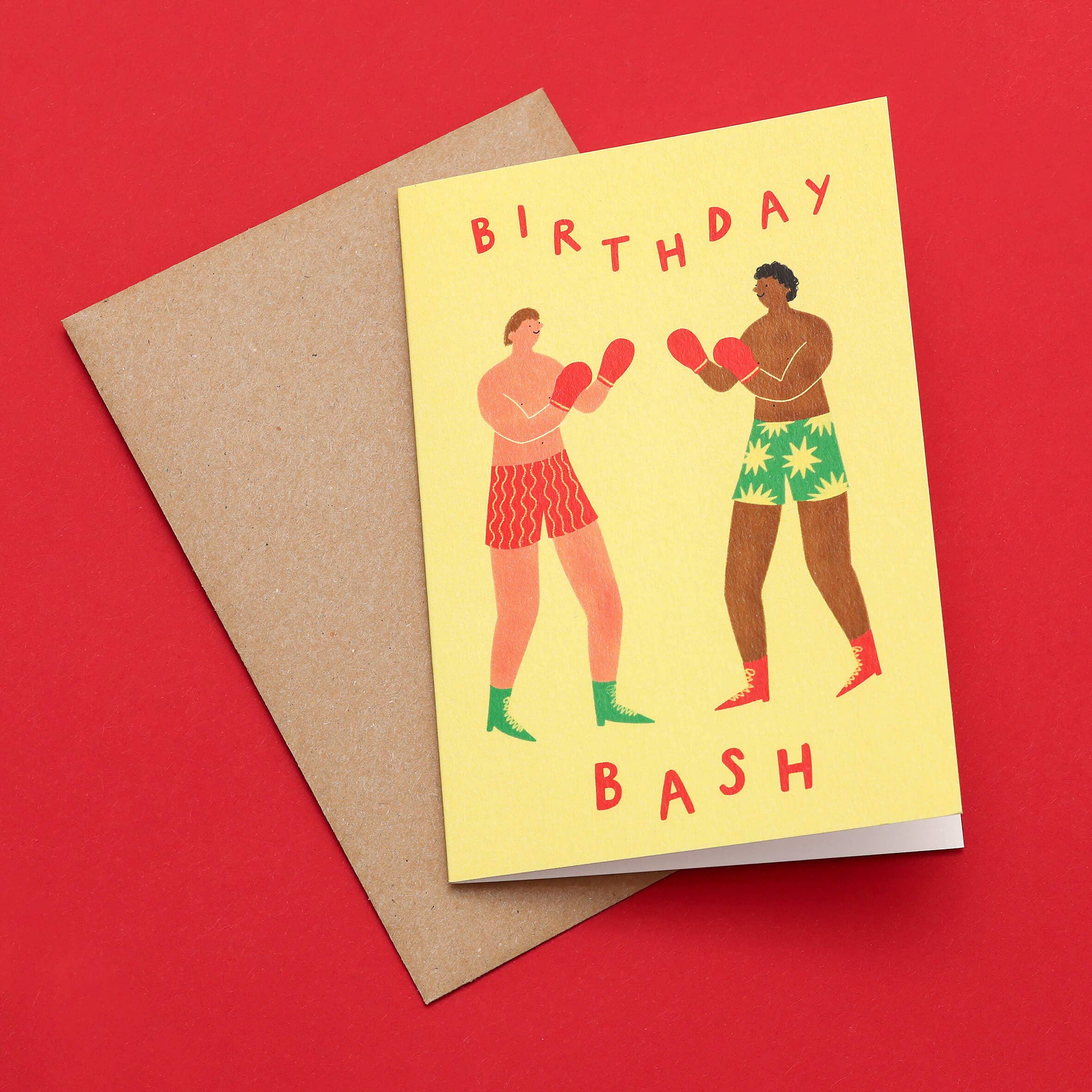 Boxing Birthday Card | Birthday Bash Card | Men's Birthday