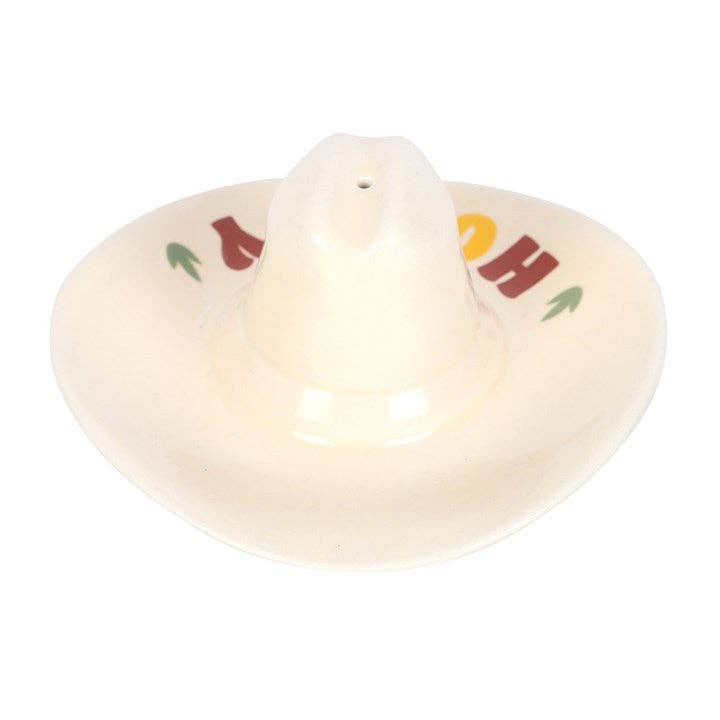 Howdy Cowboy Hat Ceramic Incense Stick Holder