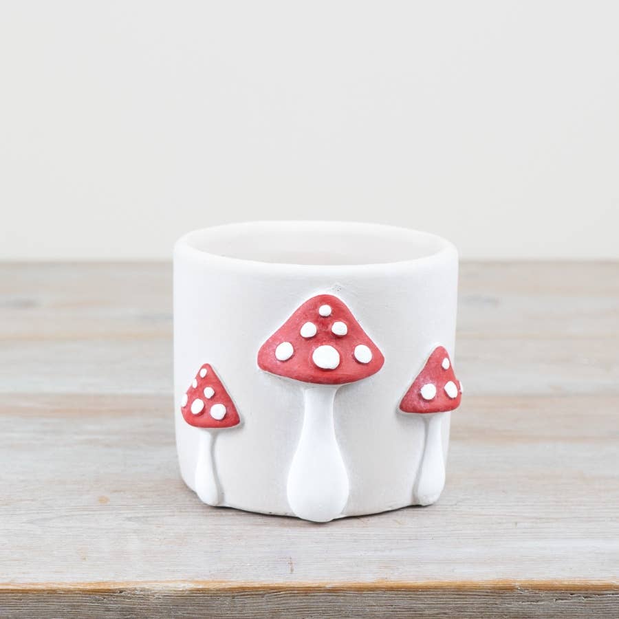 Red Mushroom Planter 14cm