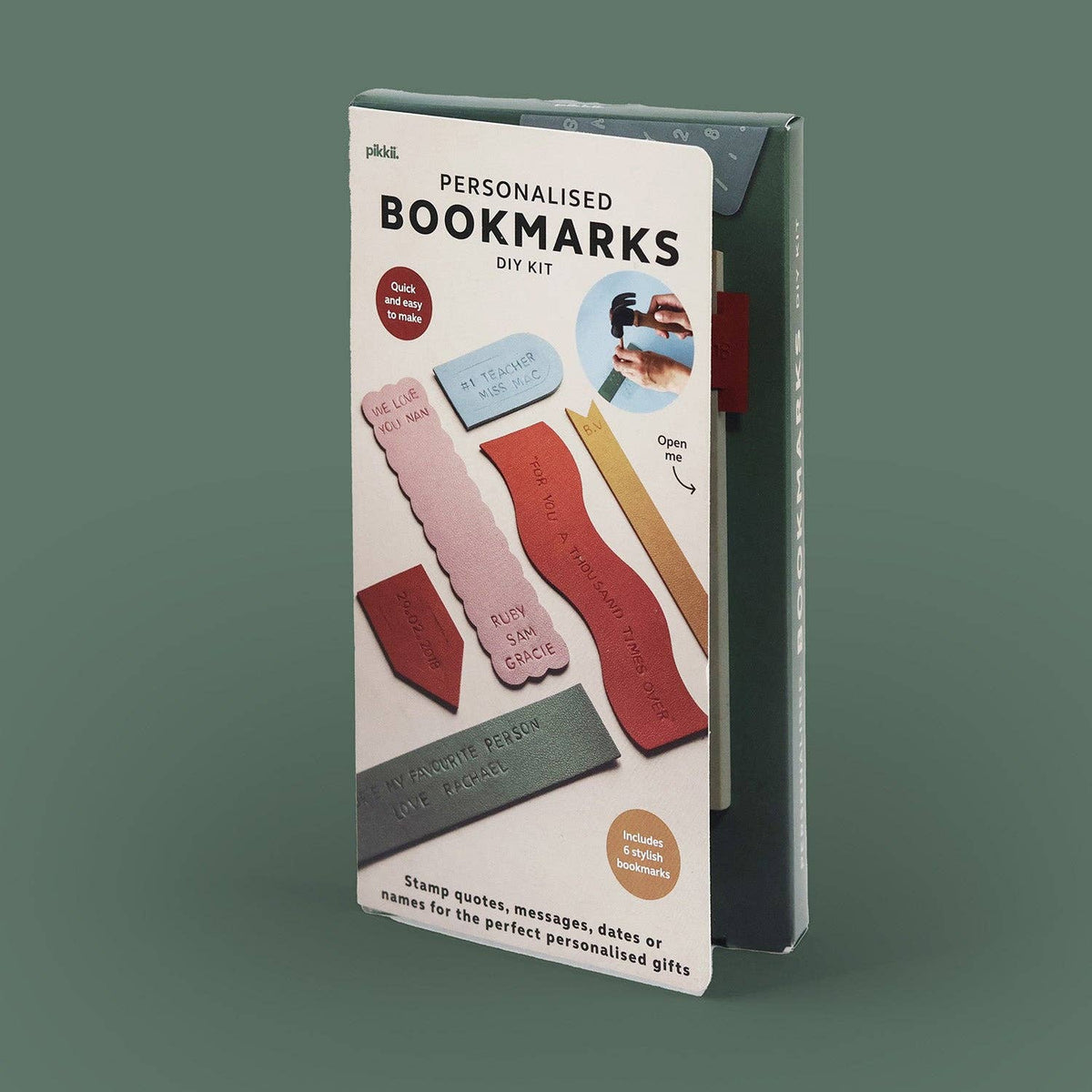 Personalized Bookmarks DIY Kit | Gift for Book Lovers
