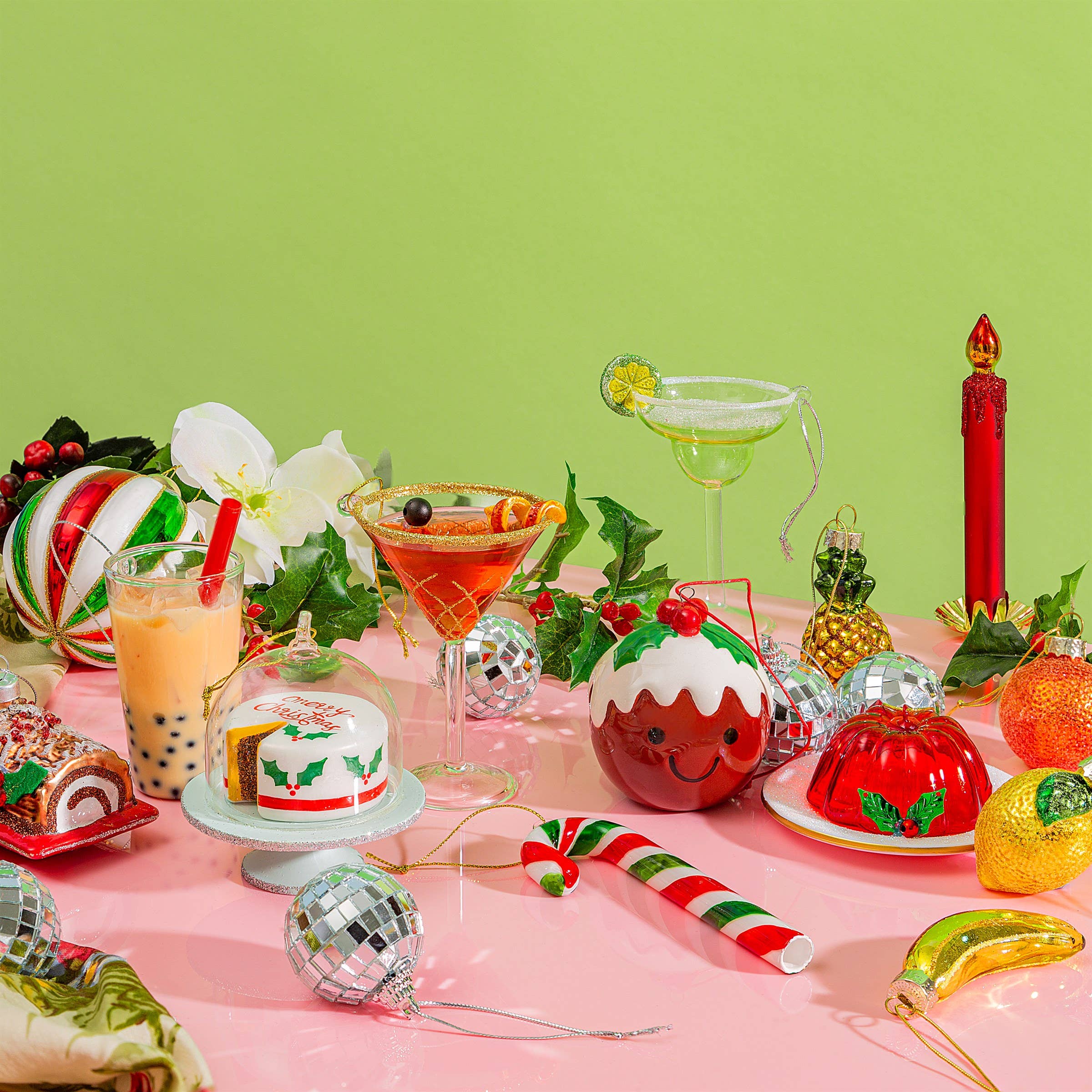 Margarita Cocktail Shaped Bauble