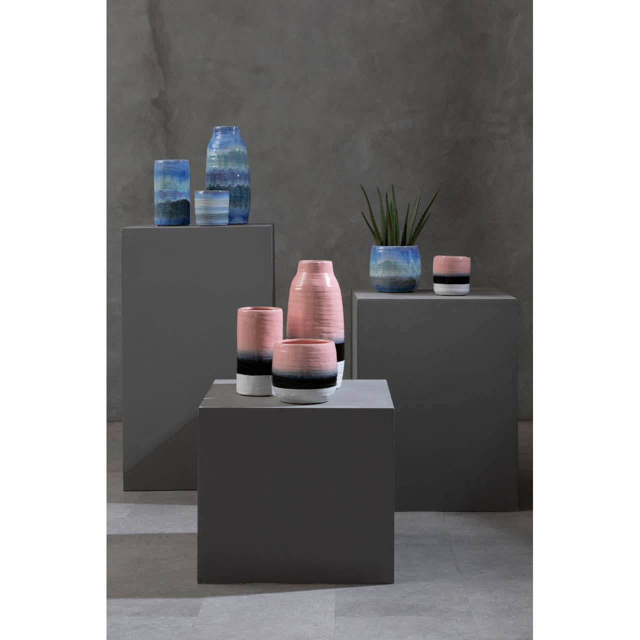 Caldera Large Tie Dye Effect Planter