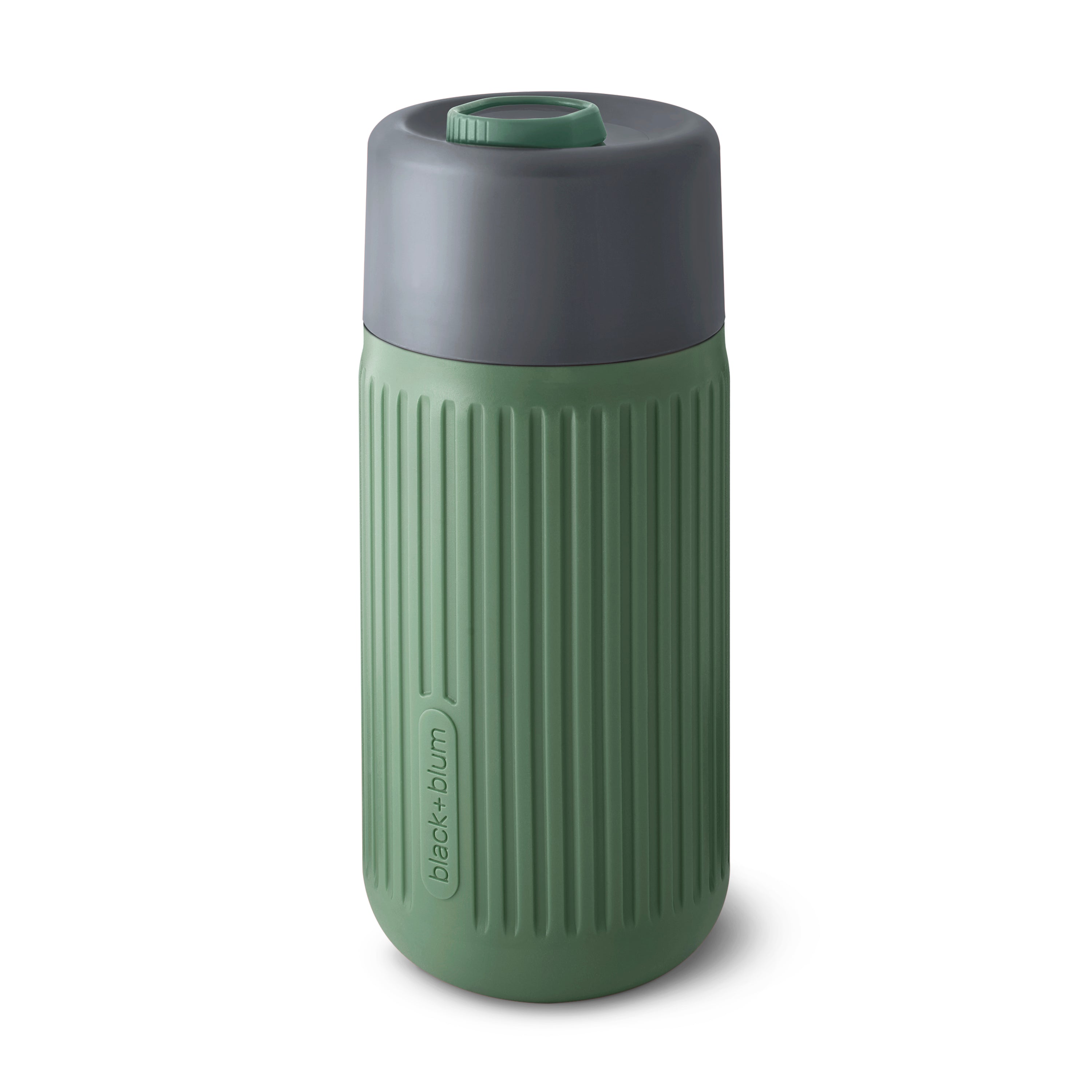 Glass Travel Cup 340ml  Olive