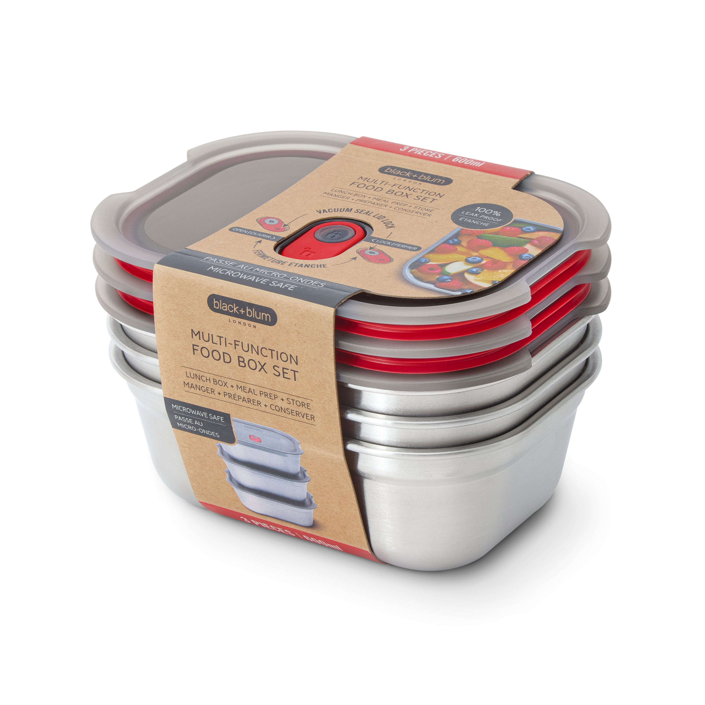 Multifunction Meal Prep Box Set of 3 (Small)