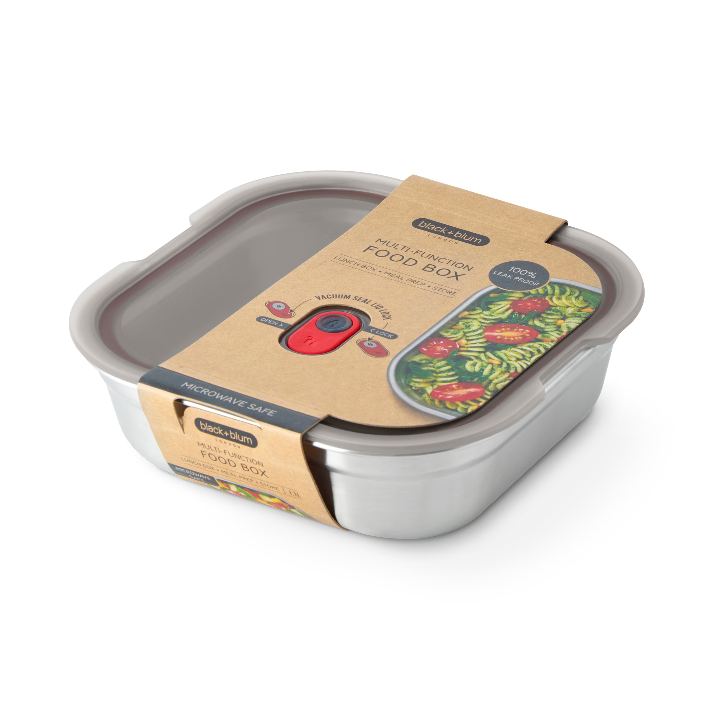 Multifunction Meal Prep Square Box Small 1.1L