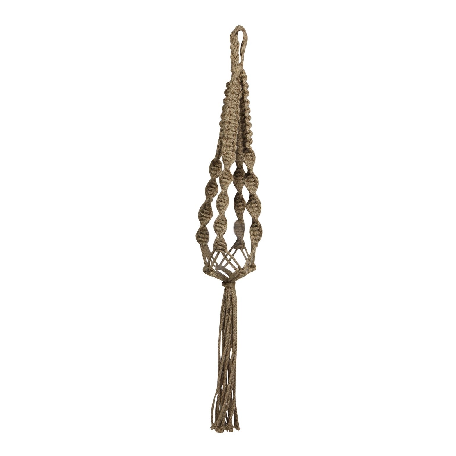 Ivyline Macrame Plant Hanger Natural H110Cm