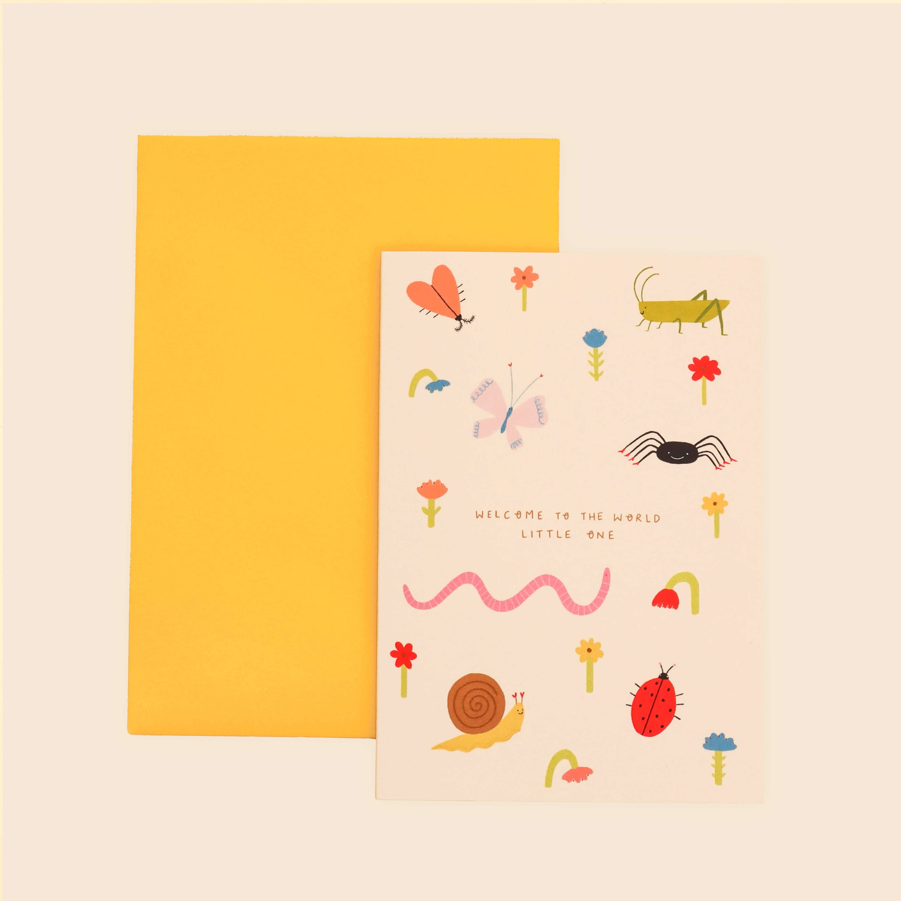 Welcome To The World Card | New Baby Card | Gender Neutral