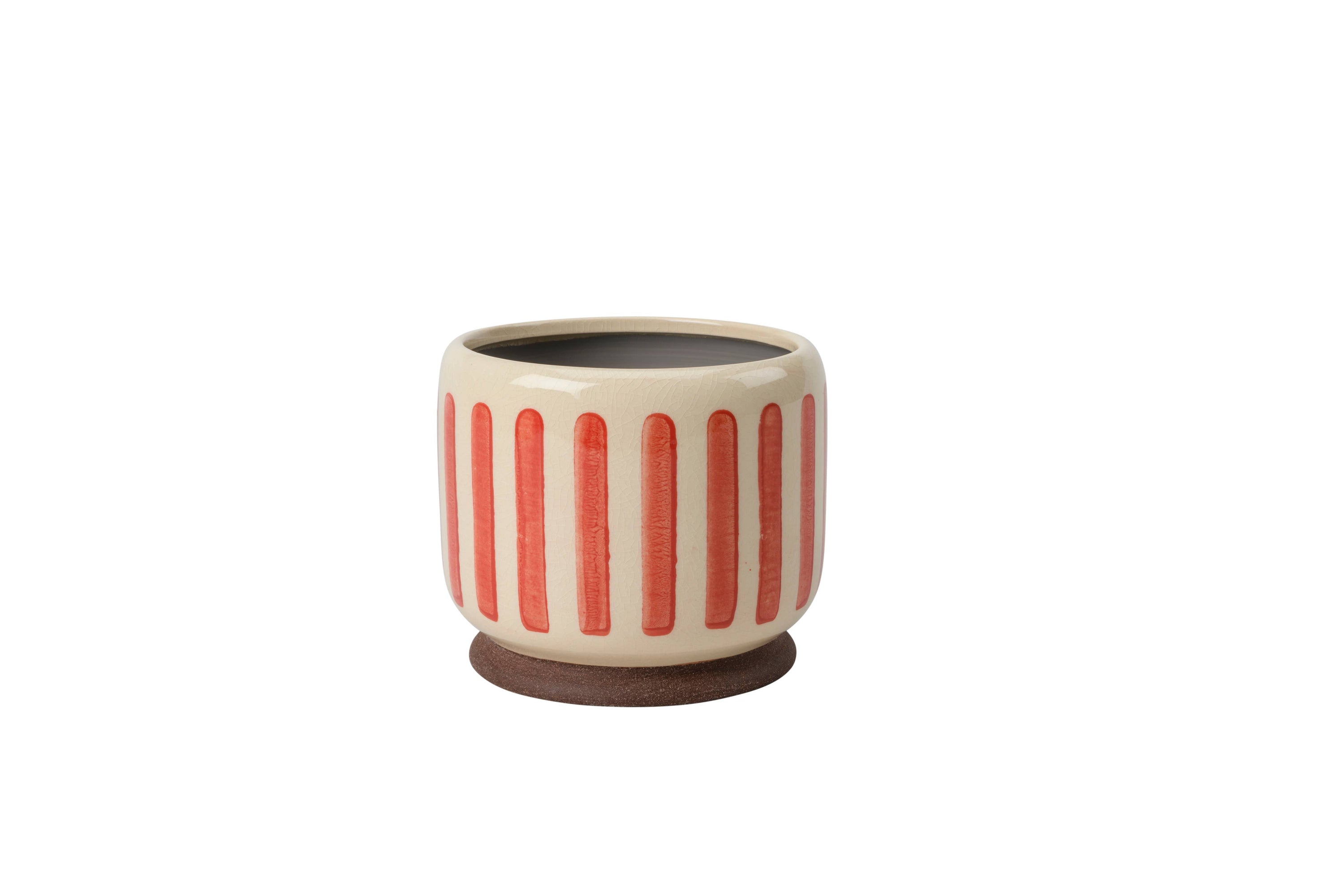 NEW Collectors Indoor Pot 16cm Red Stripe