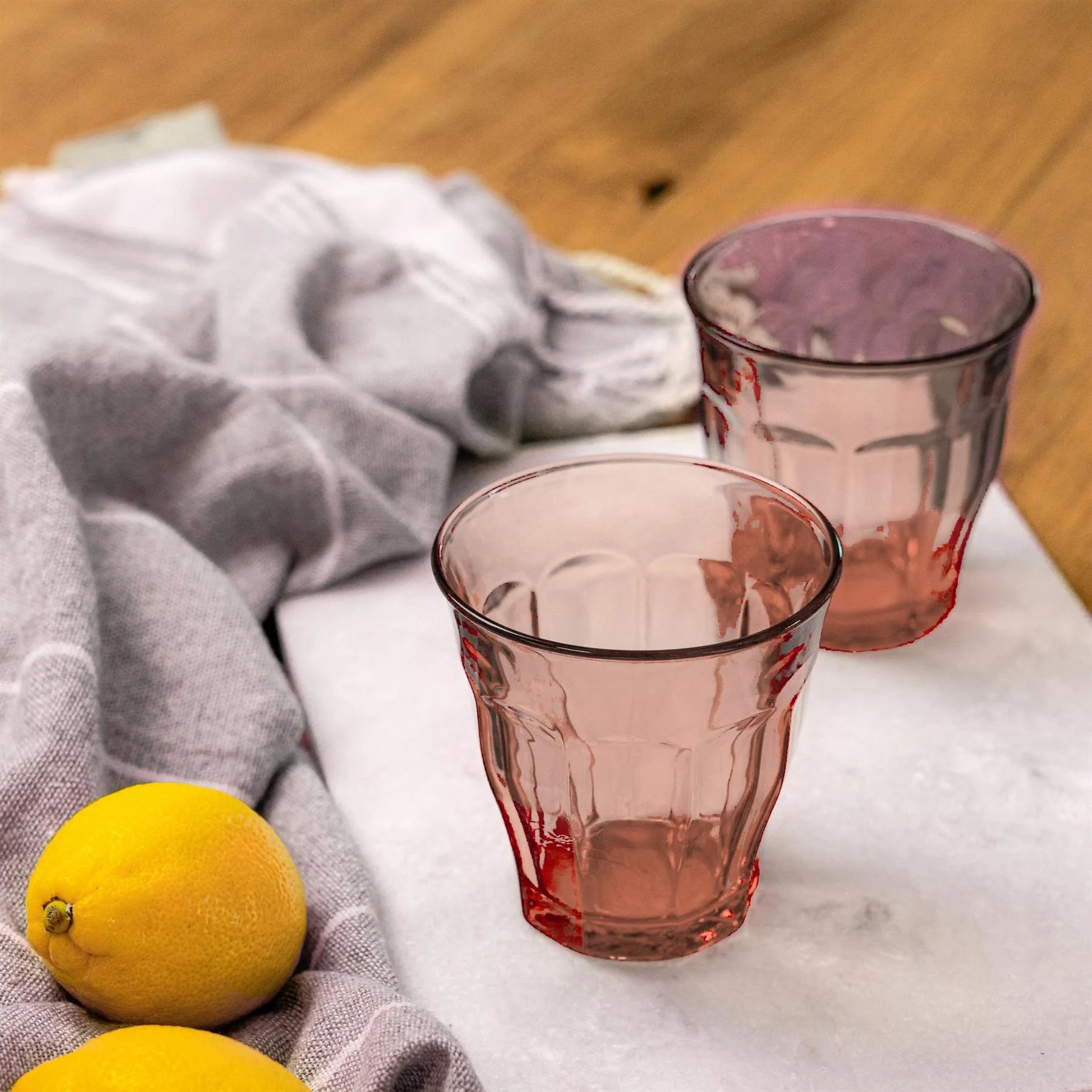 Duralex Picardie Glass Drinking Tumbler - Pink - 250ml