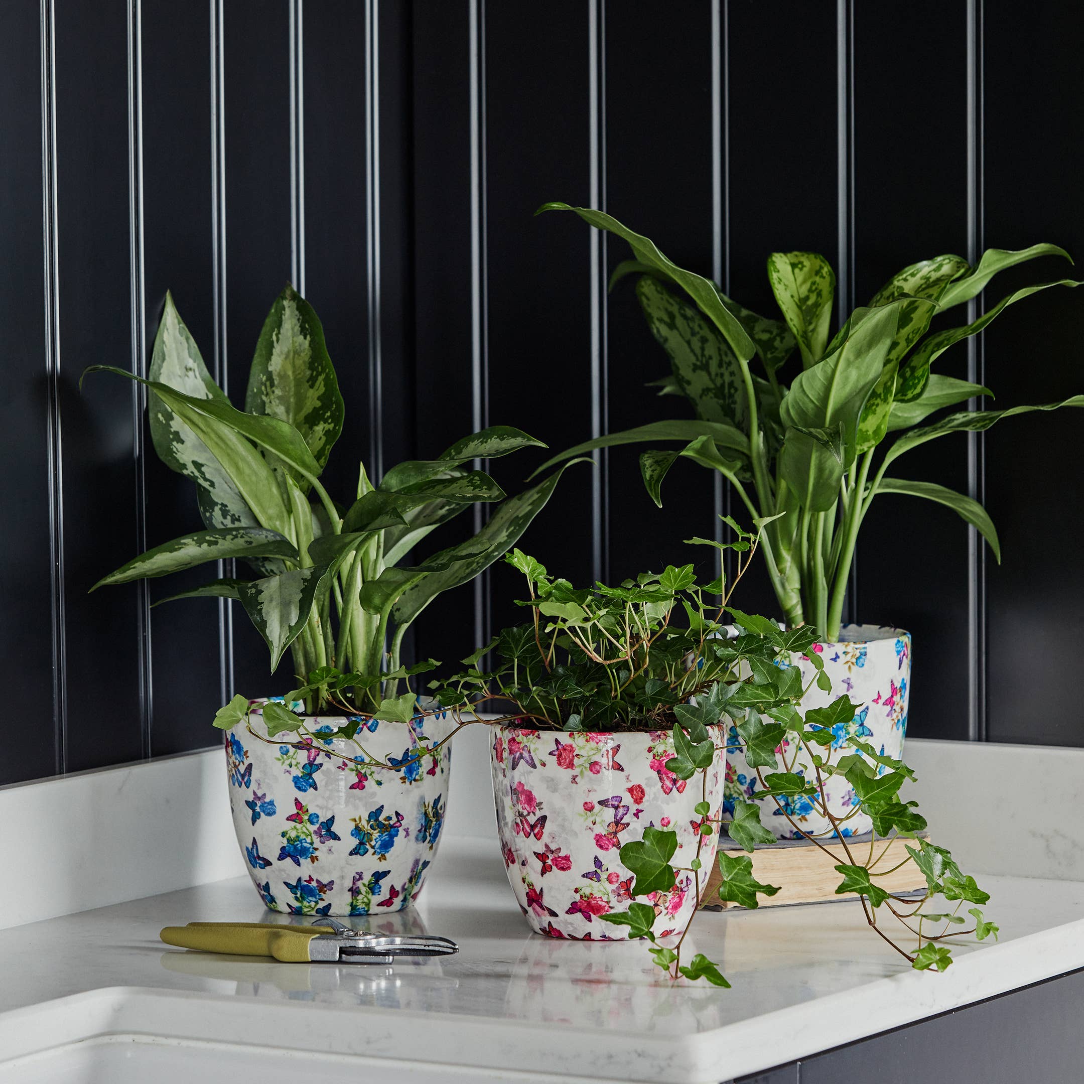 Monza Indoor Ceramic Plant Pot H16.5cm x D16.5cm
