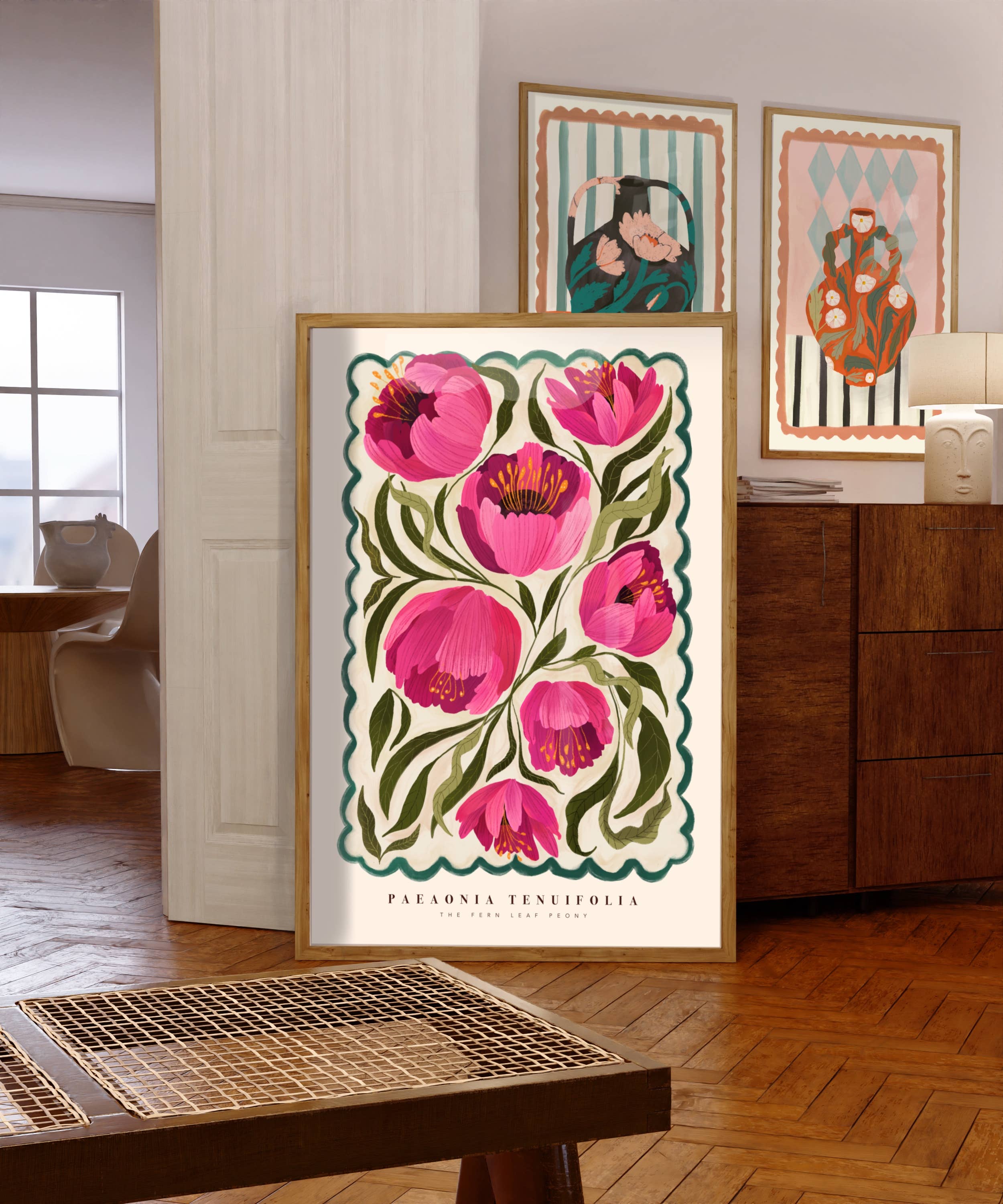 Summer Peony A3 Print