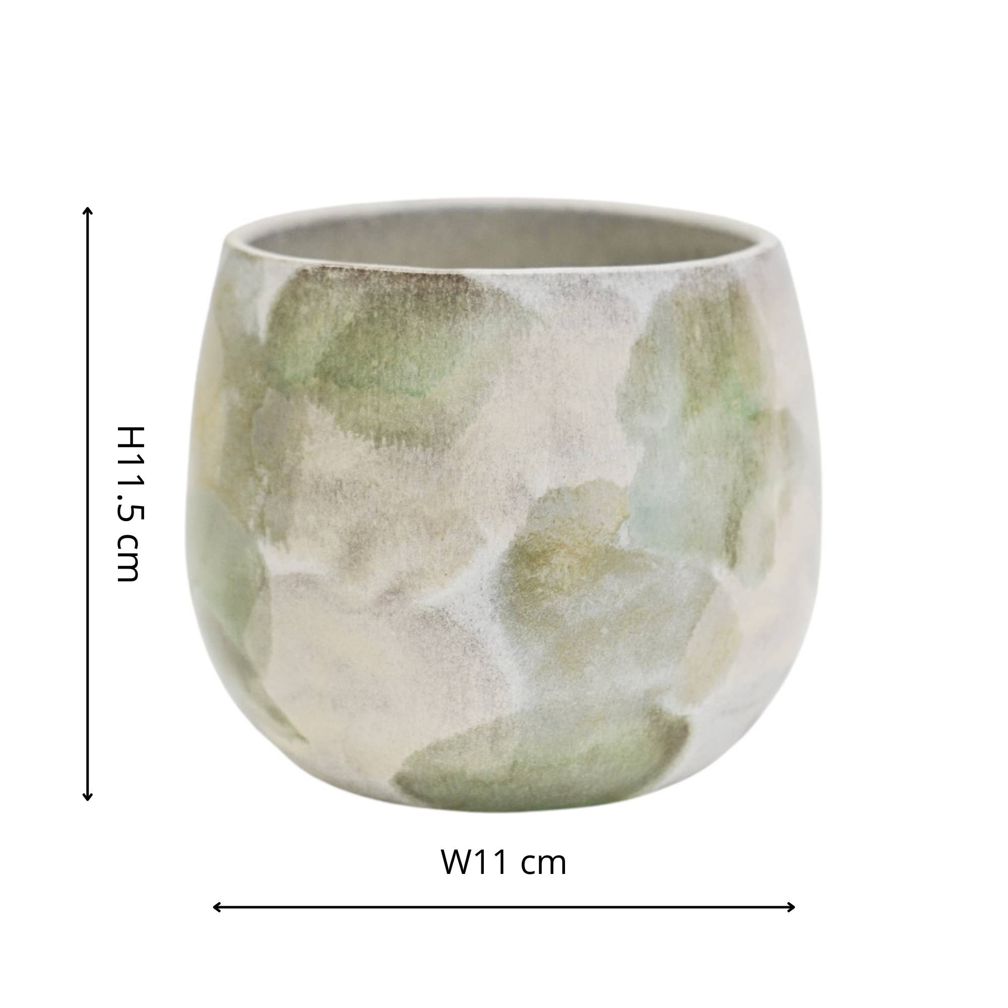 Lola Abstract Watercolour Planter