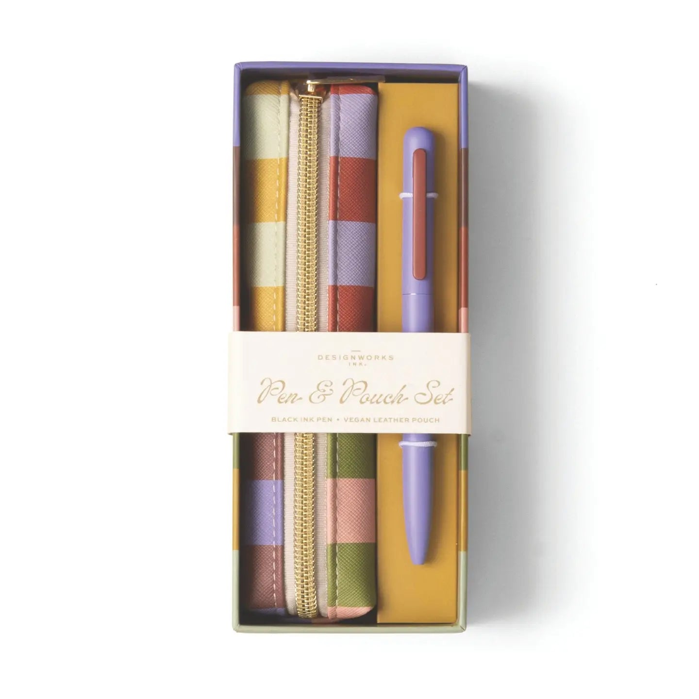 Designworks Ink Pen & Pouch Set - Bold Stripe