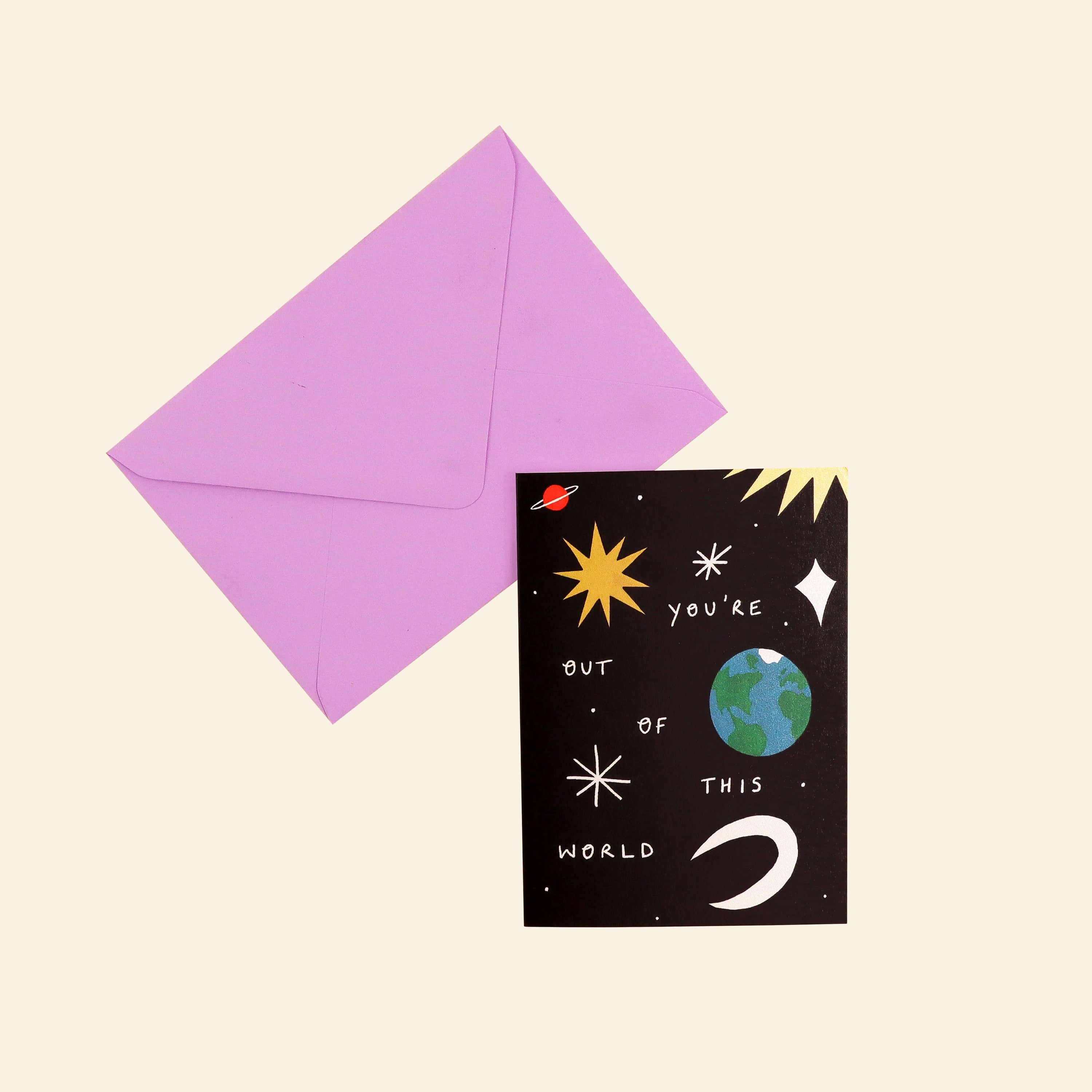 You're Out Of This World Love Card | Anniversary | Celestial