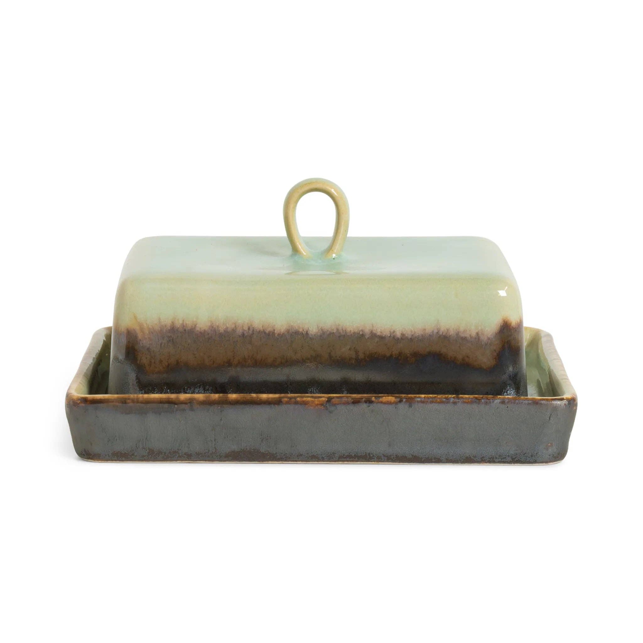 Agate Butter Dish