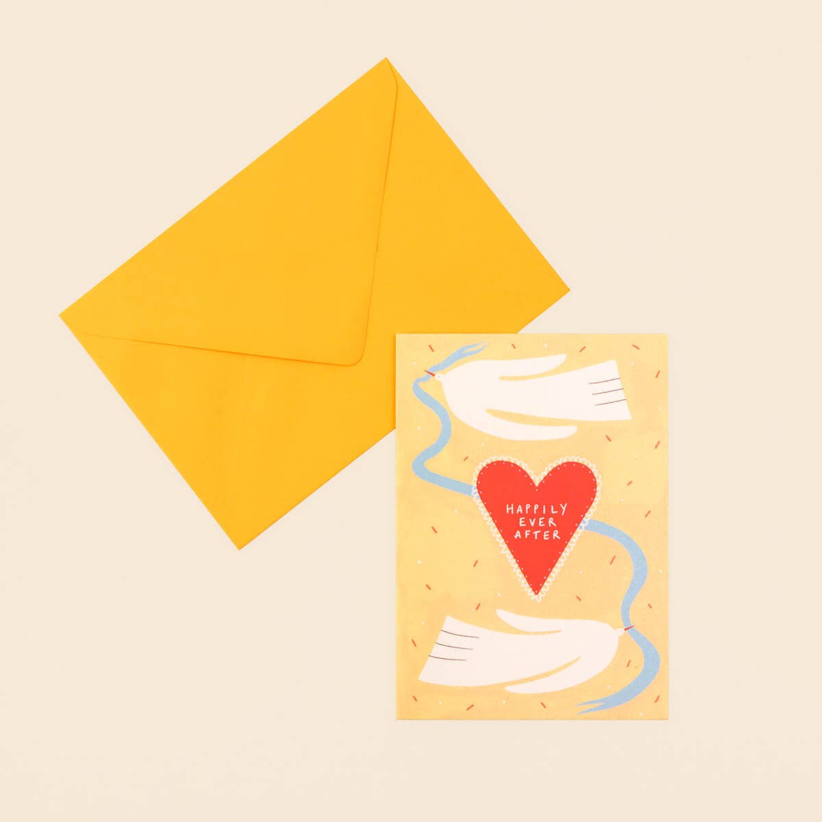 Happily Ever After Wedding Card | Congratulations | A6