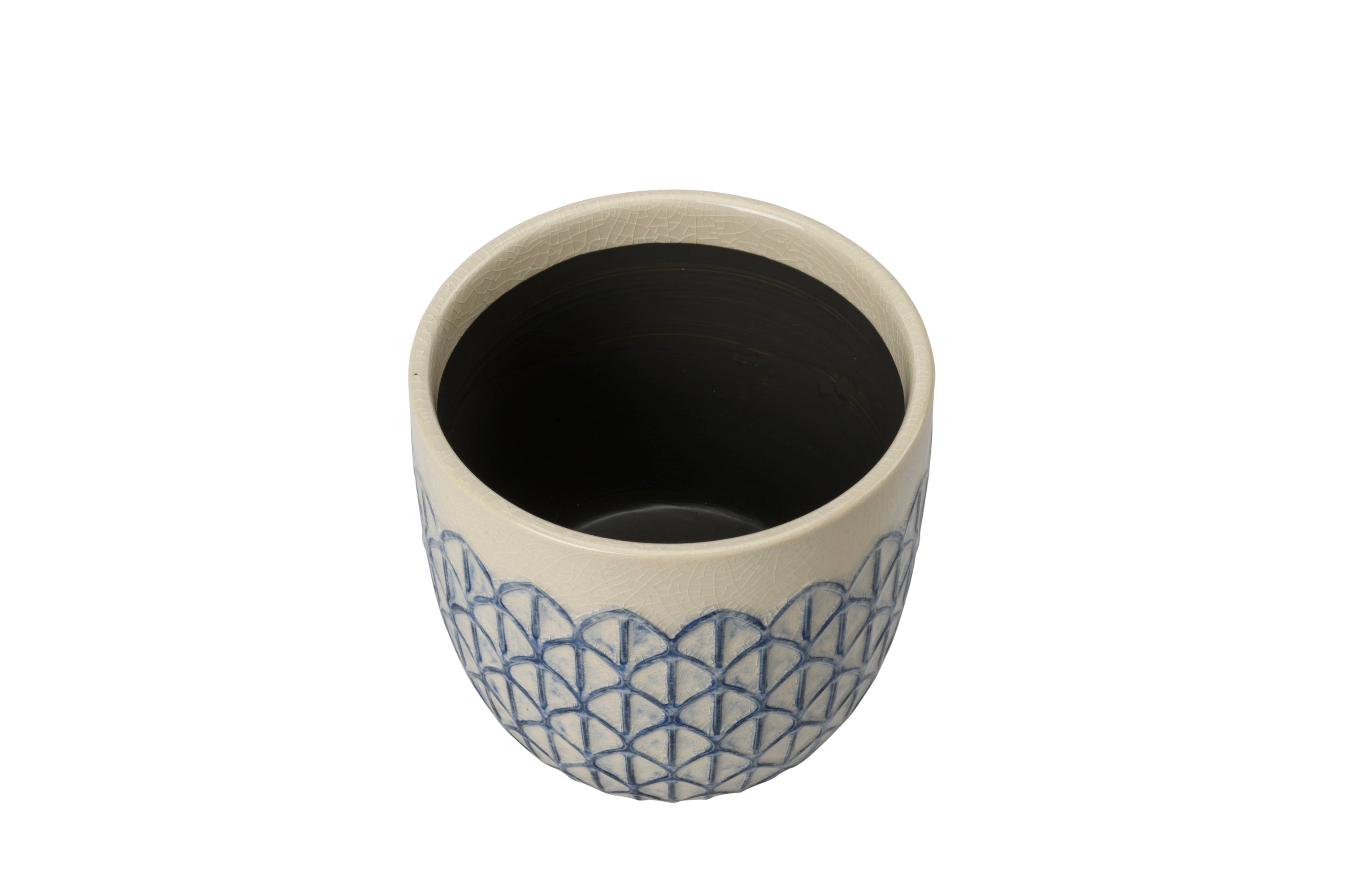 Collectors Indoor Pot 13cm Crème Geo