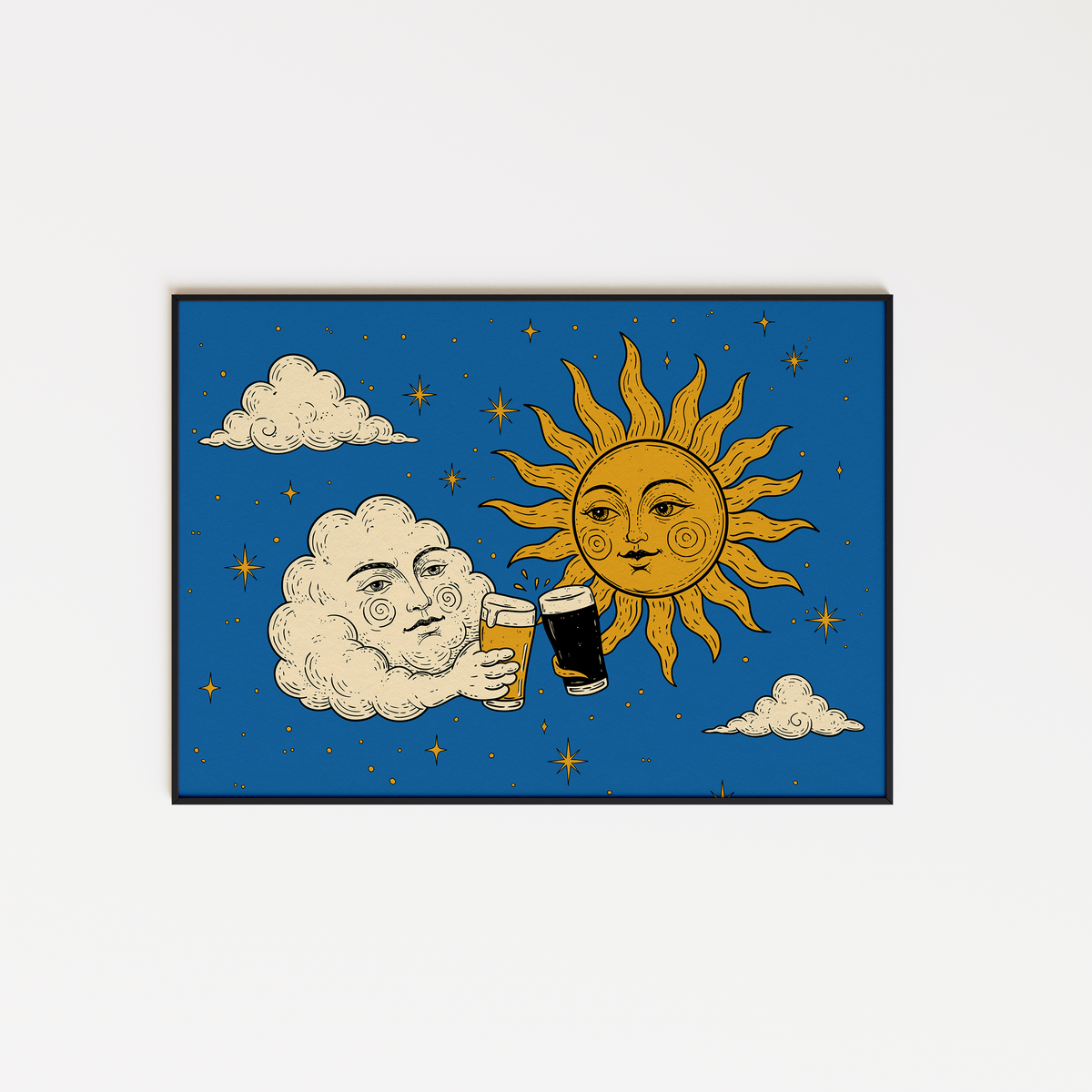 Sun and Cloud - Stop Over Thinking, Start Day Drinking