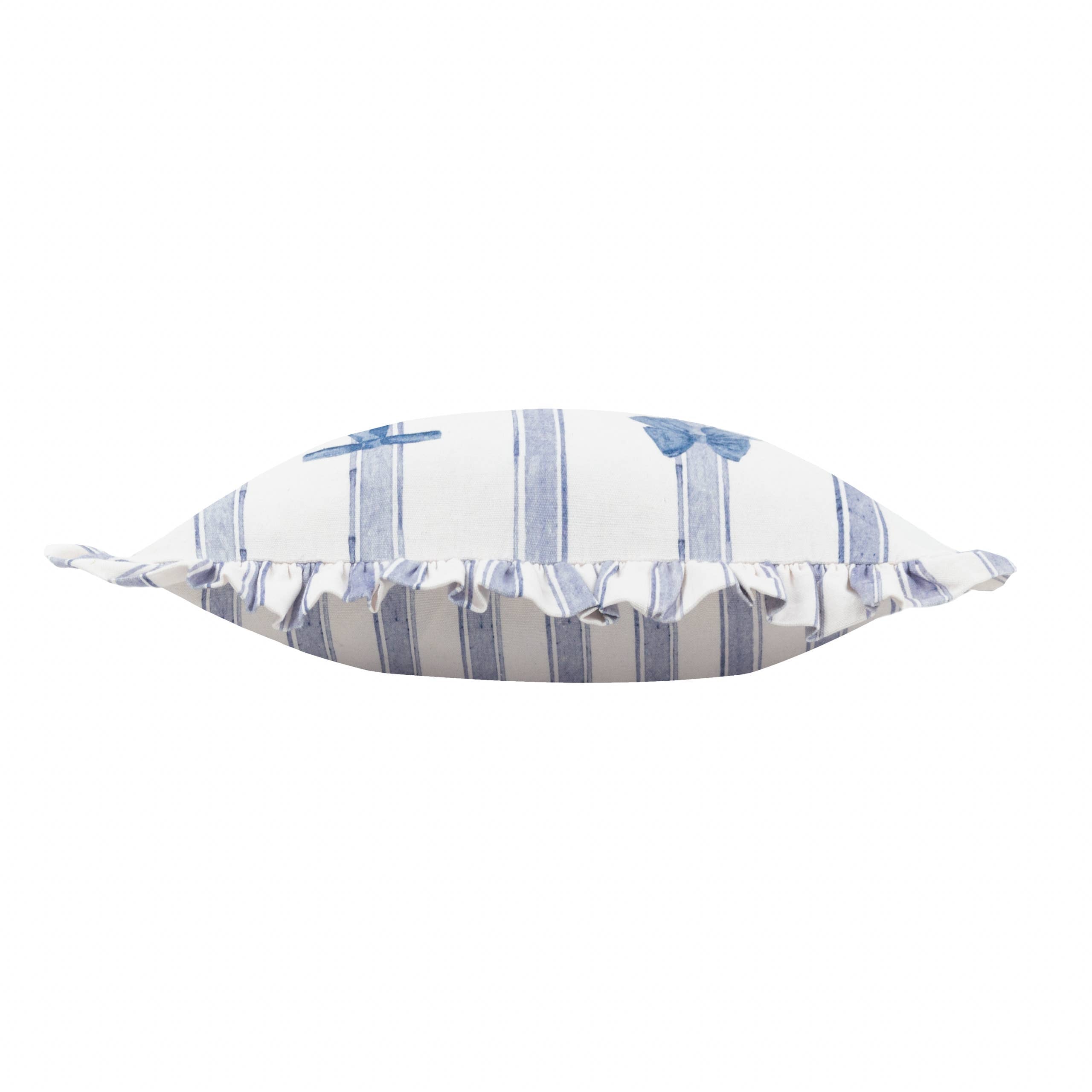 Noortje Ruffle Bows Printed Cushion Multicolour