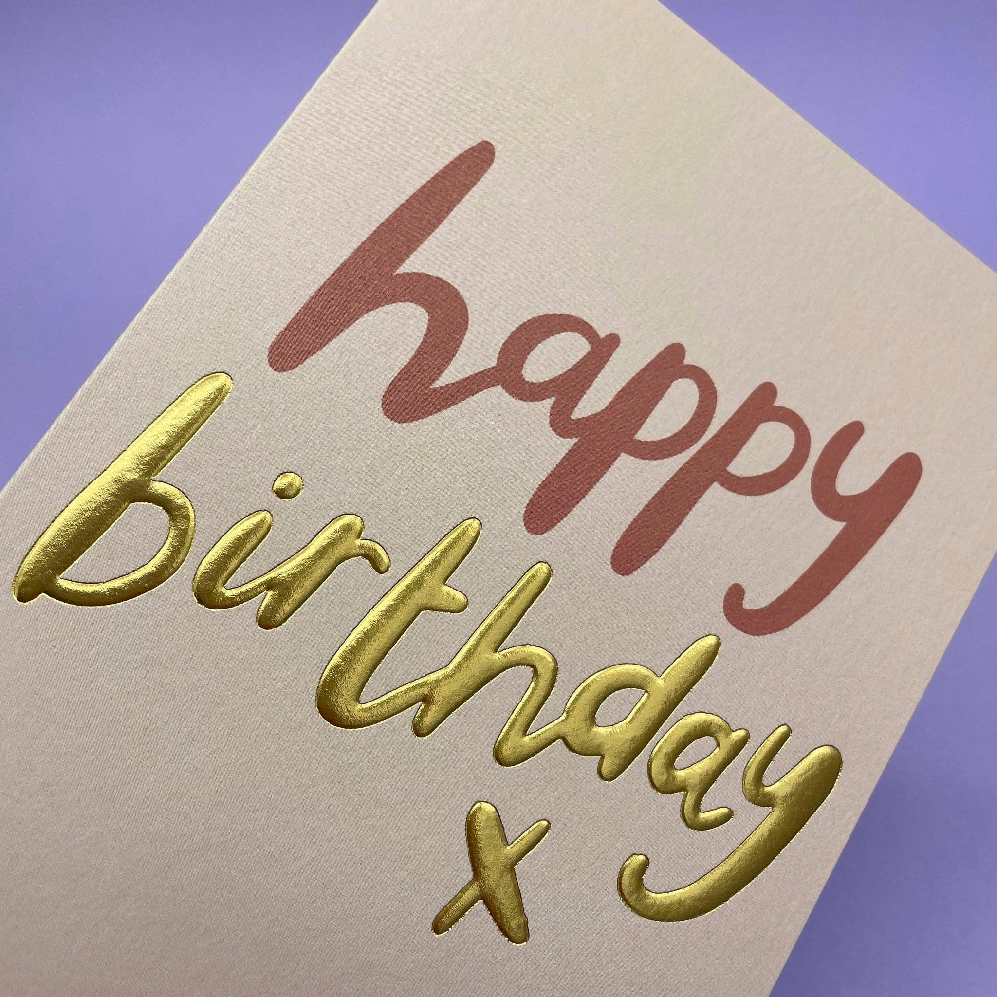 Happy Birthday x Luxurious Birthday Card