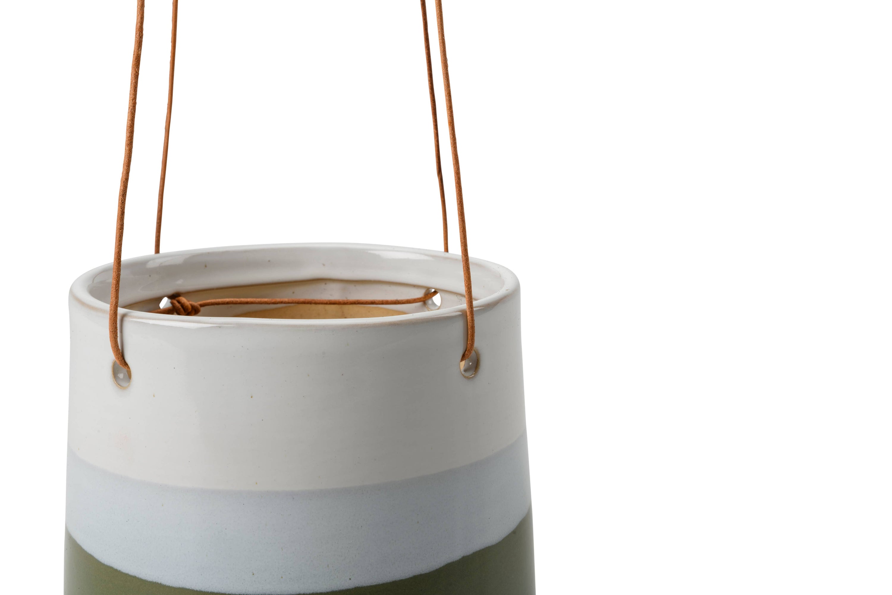 NEW Collectors Hanging Pot Blue and Green 9.5cm