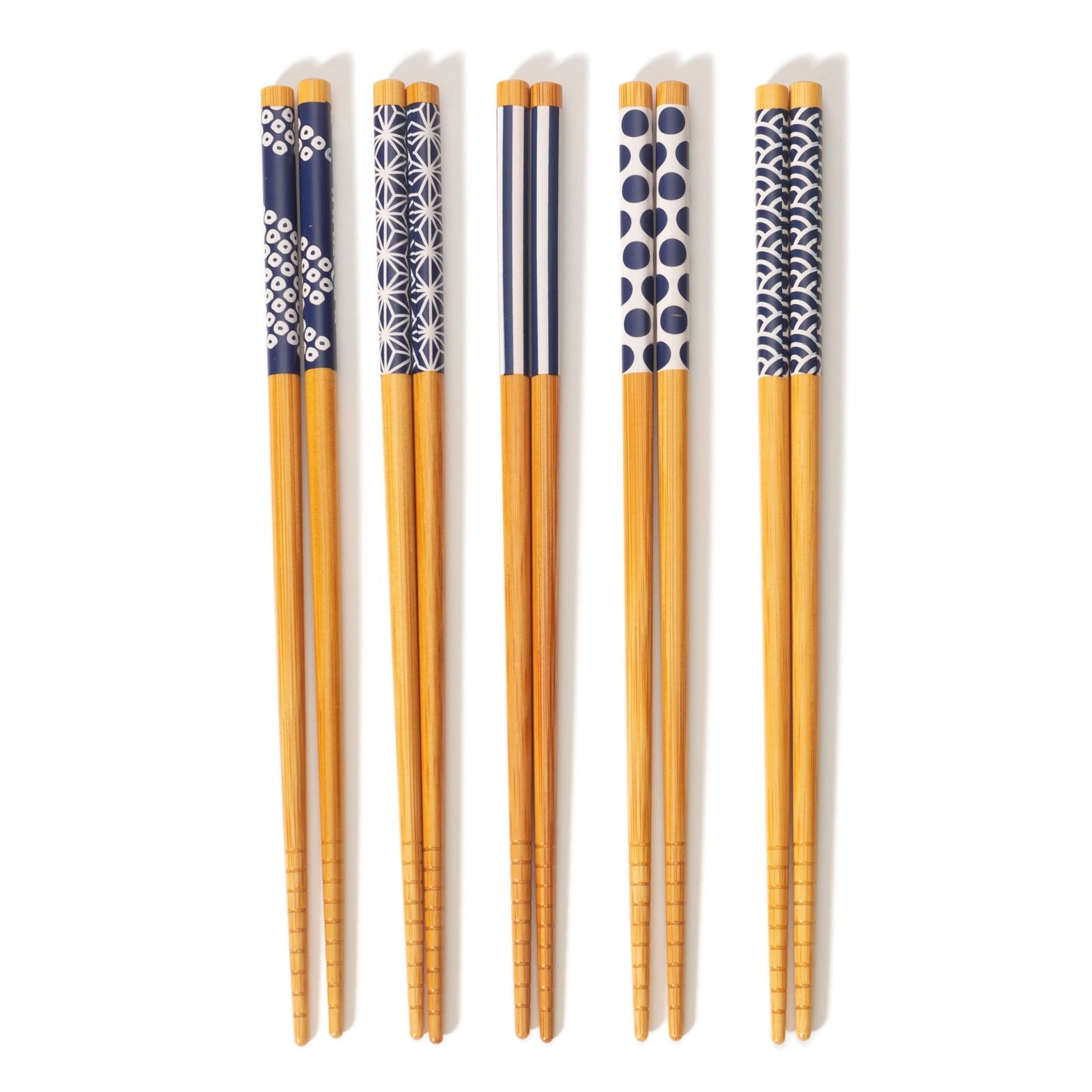 Japandi Bamboo Chopsticks - Set of 5