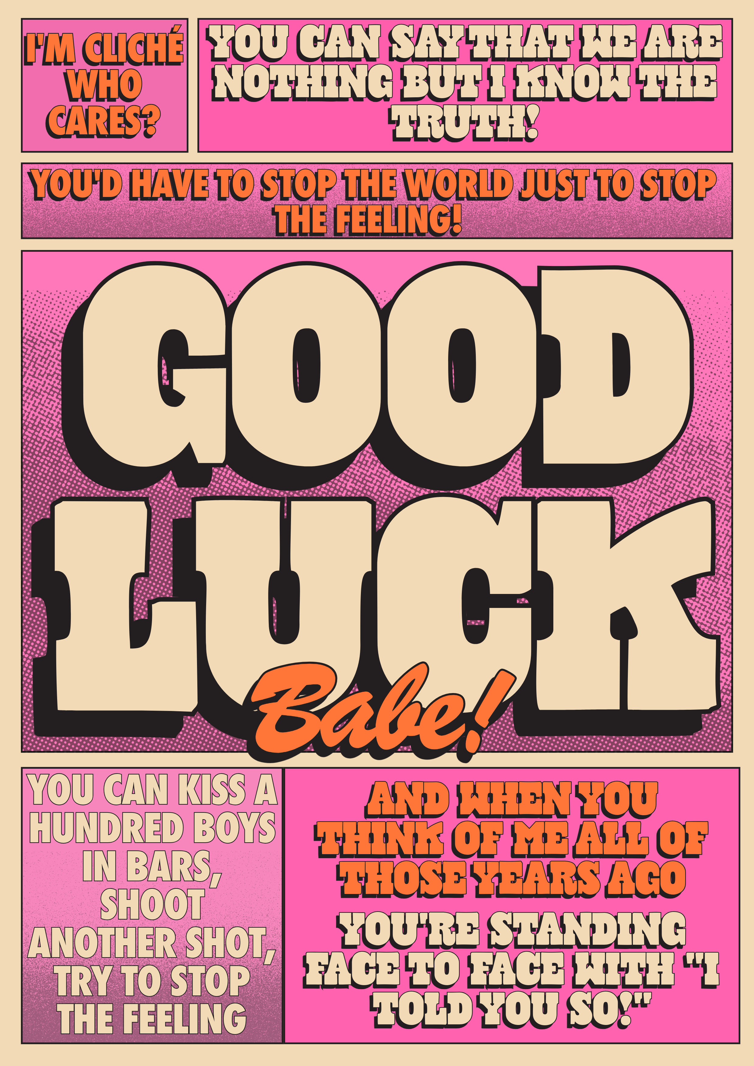 Good Luck Babe Print