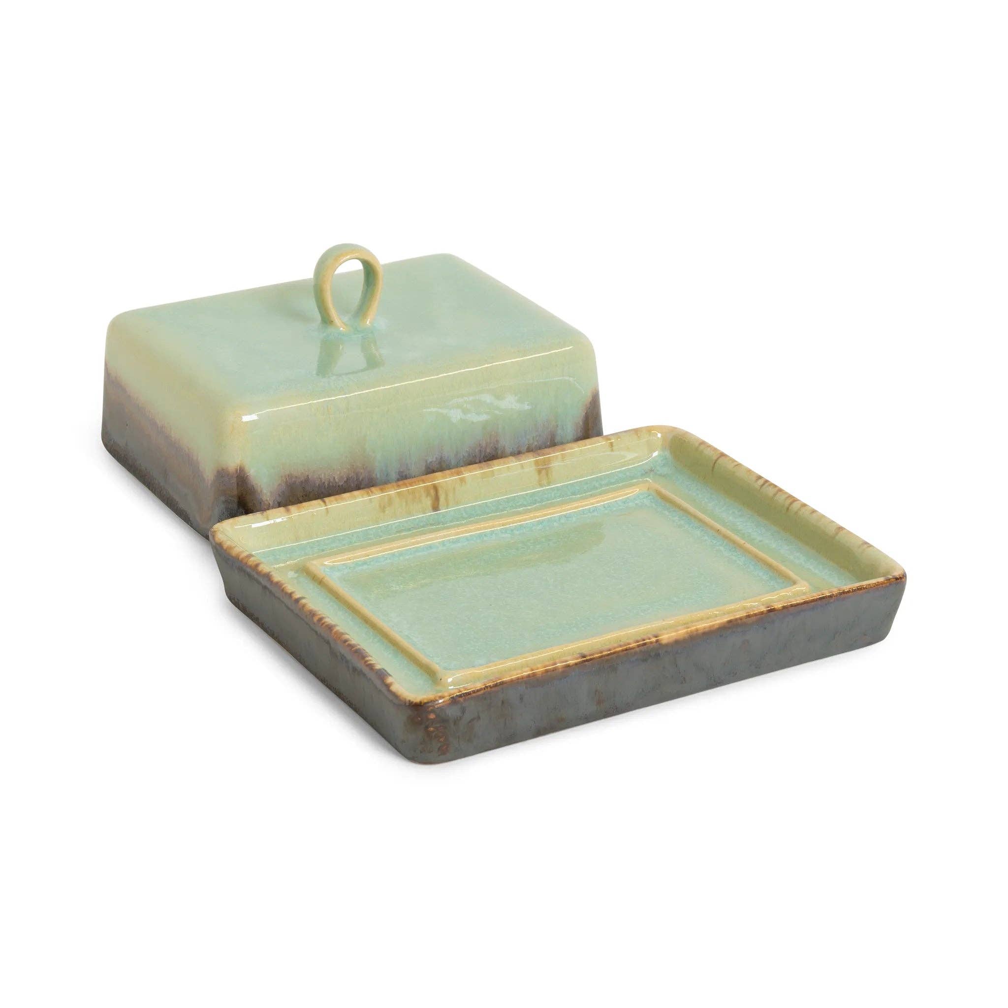 Agate Butter Dish