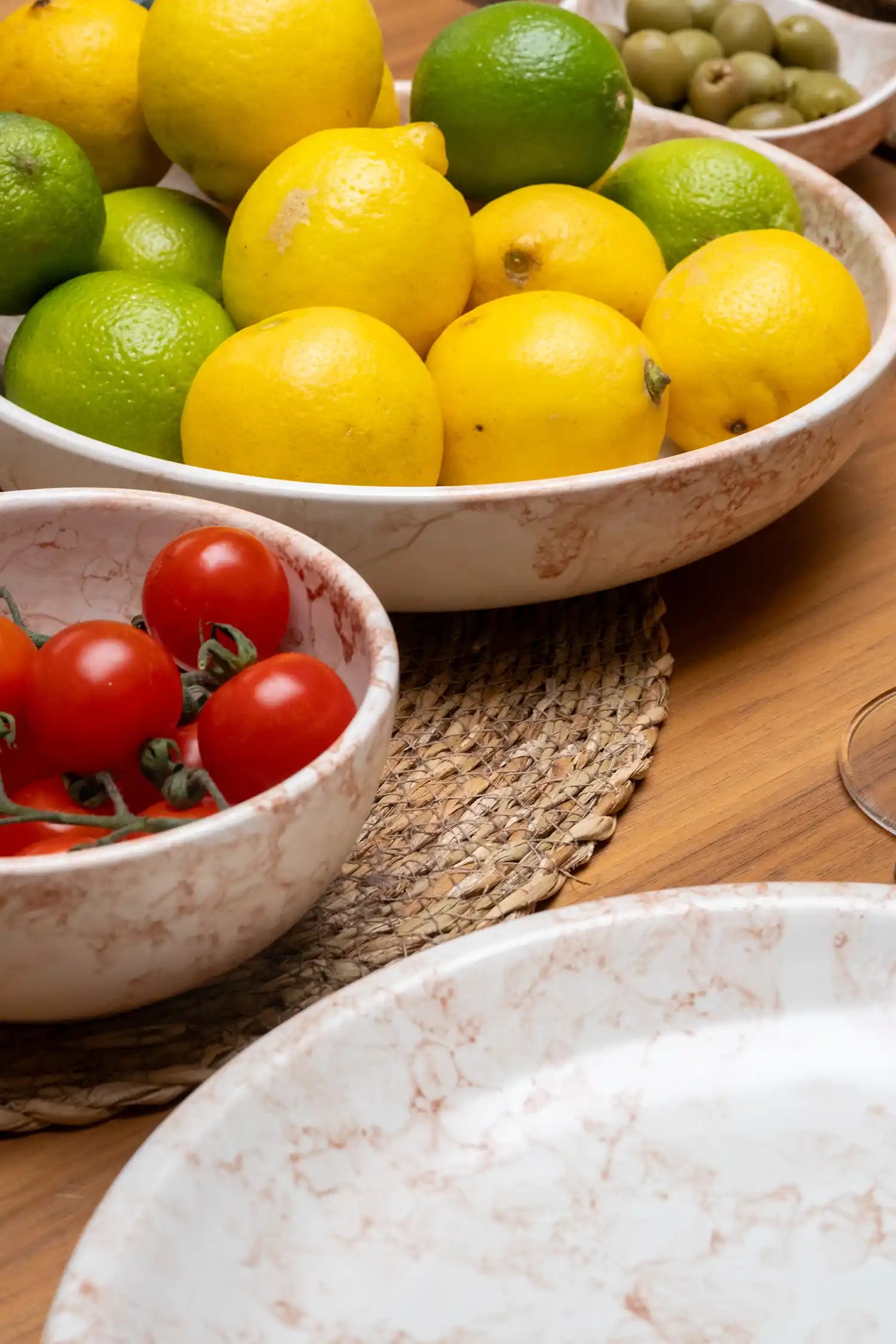 Butter Dish Marble Rust