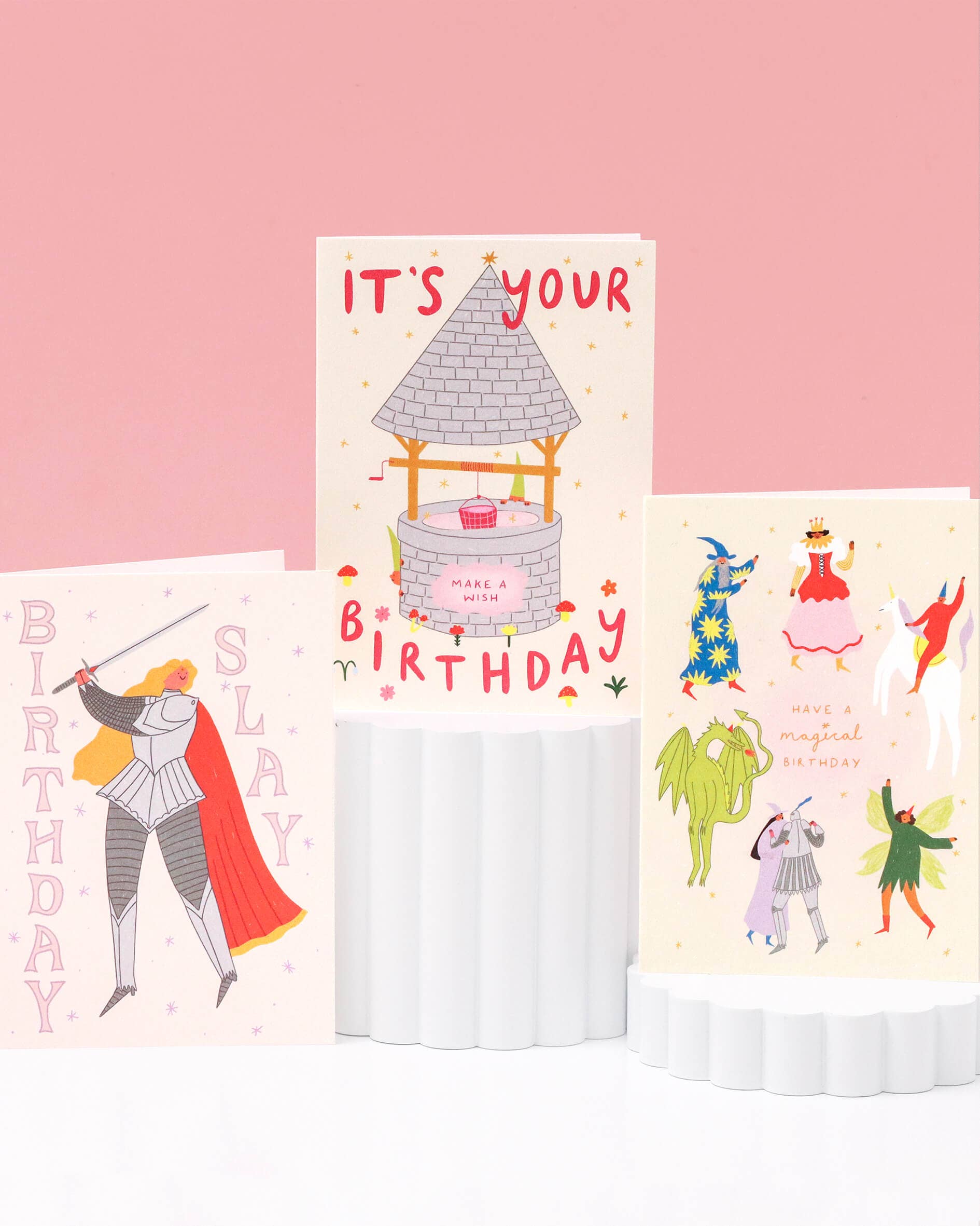 Magical Birthday Card | Fantasy Themed | Folky Kids Card