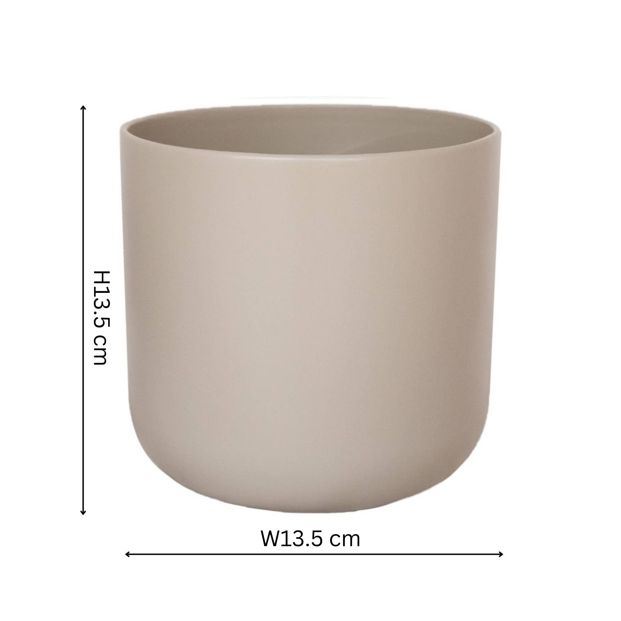 Lisbon Ceramic Indoor Planter H13.5cm D13.5cm